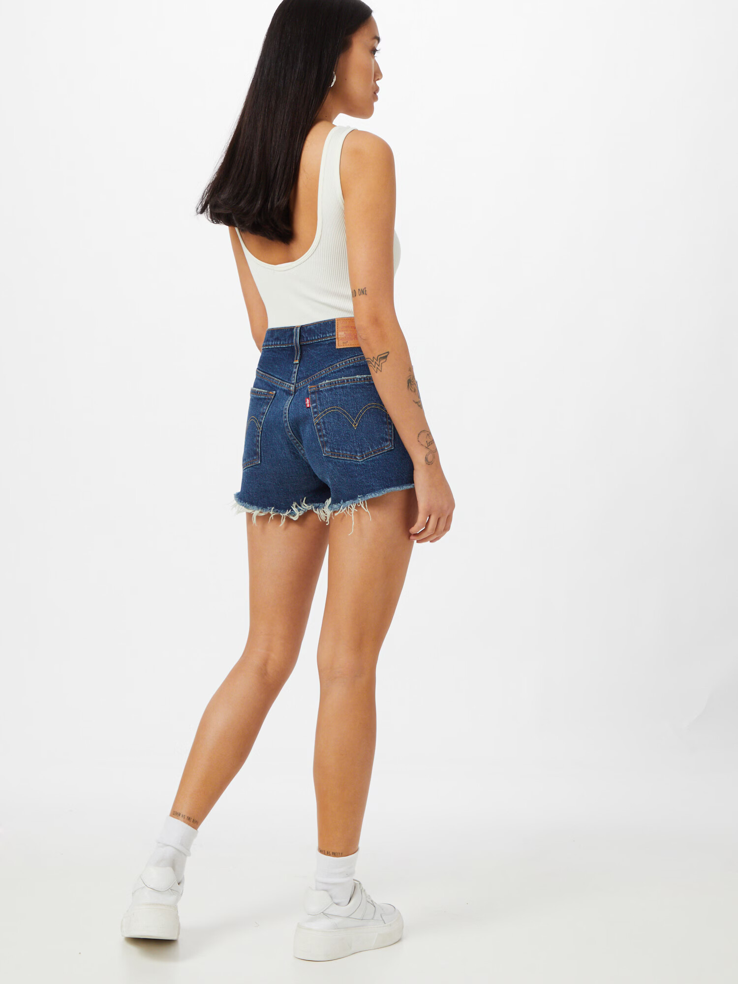 LEVI'S Jeans '501 Original Short' albastru denim - Pled.ro