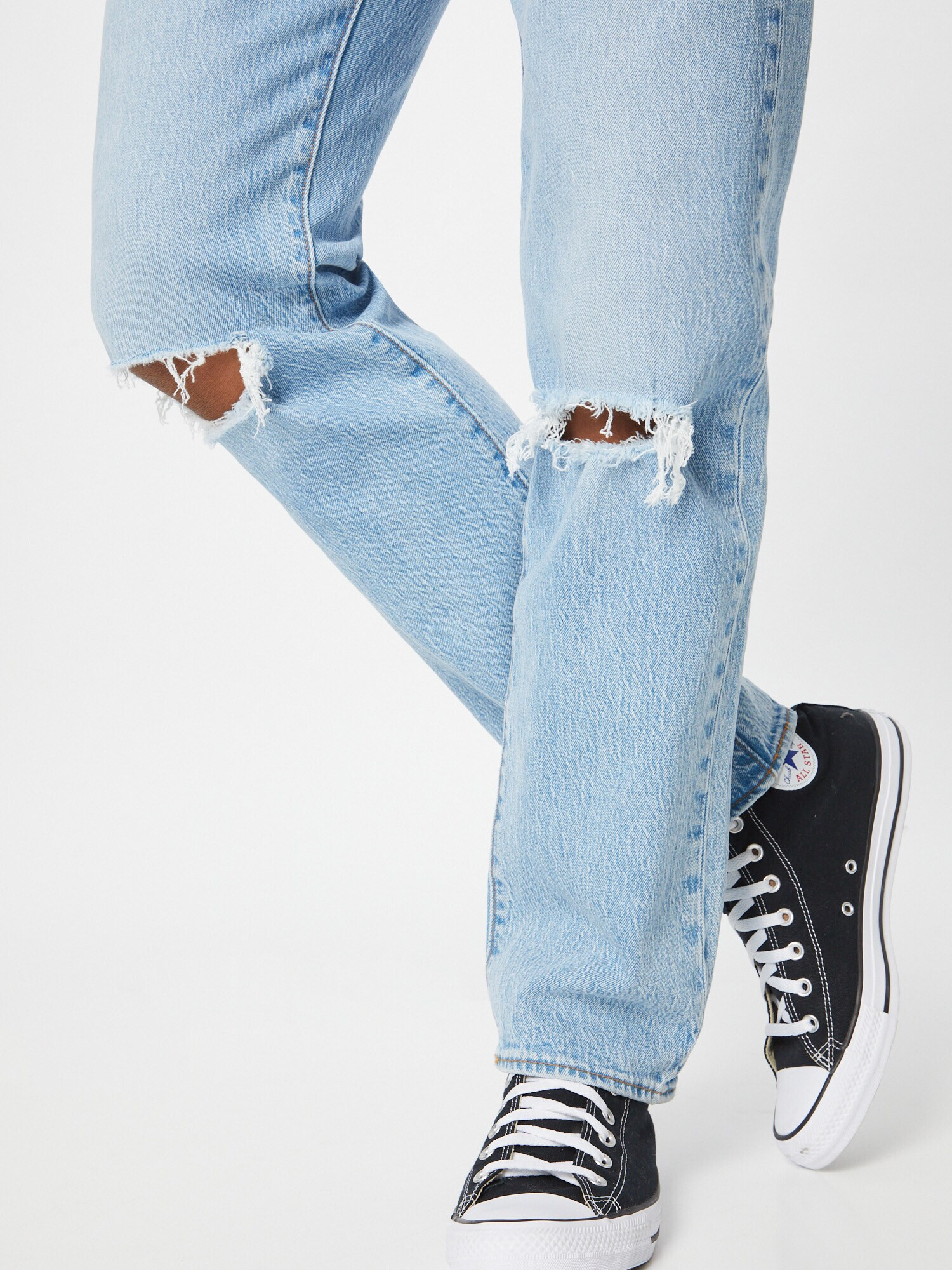 LEVI'S Jeans '501® 93 STRAIGHT MED INDIGO - WORN IN' albastru denim - Pled.ro