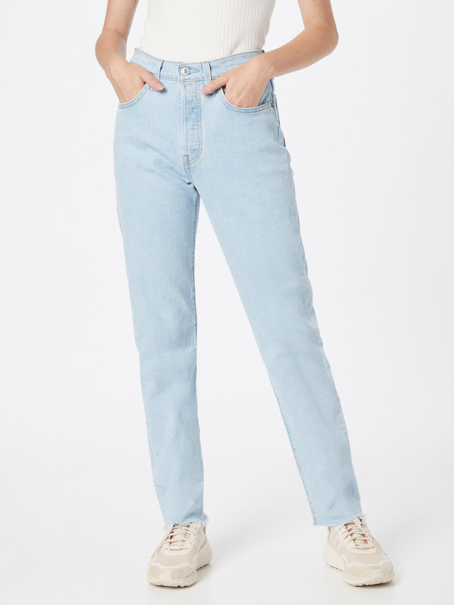 LEVI'S ® Jeans '501® CROP' albastru deschis - Pled.ro