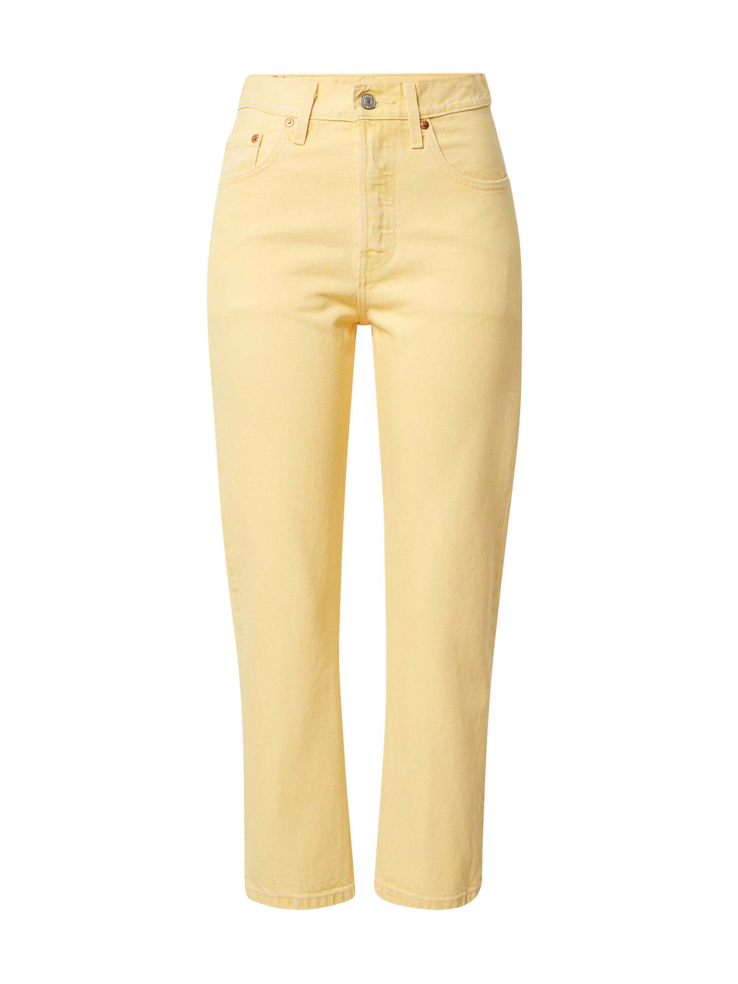 LEVI'S Jeans '501® CROP' galben deschis - Pled.ro