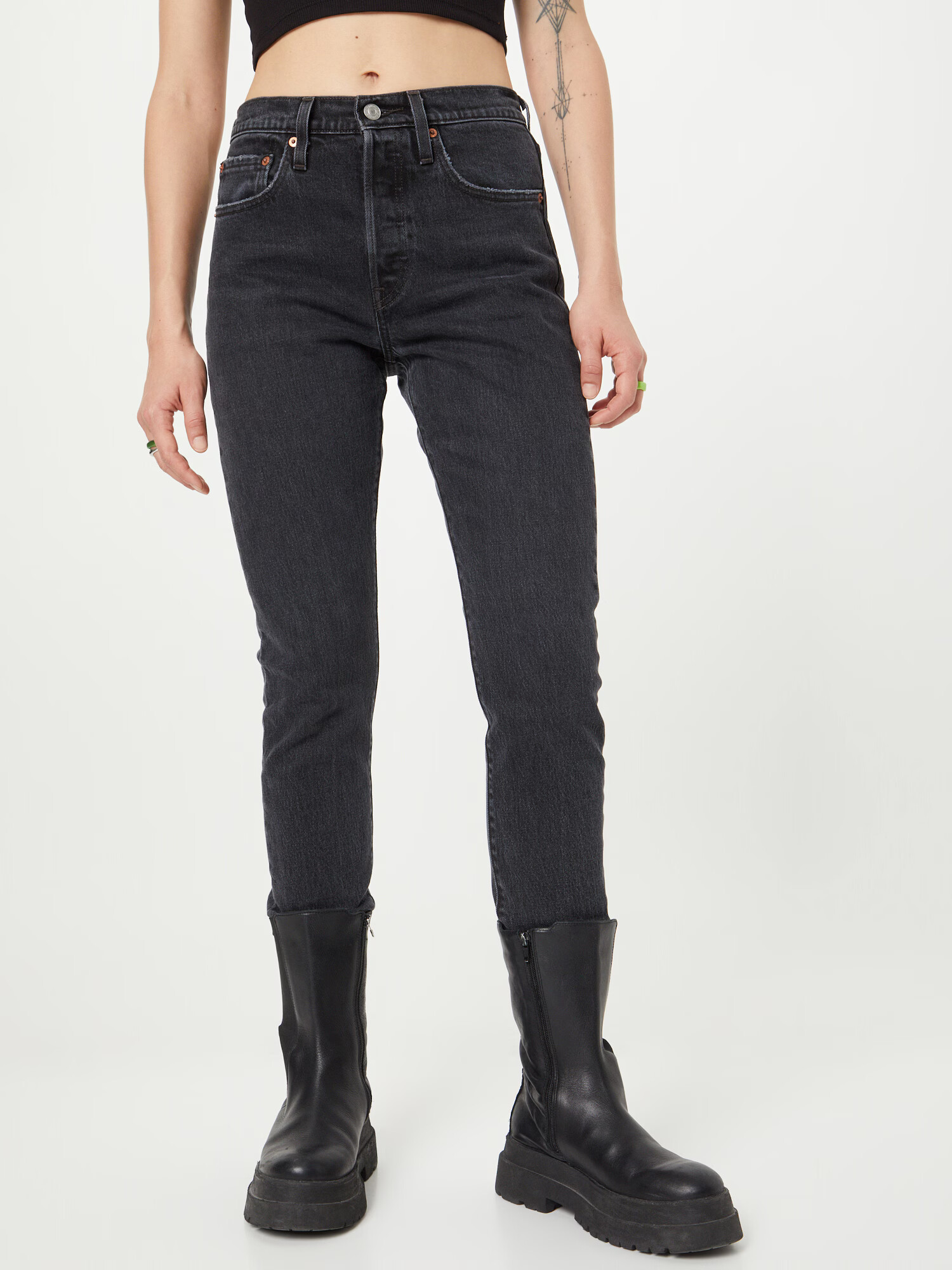 LEVI'S ® Jeans '501® Skinny' gri denim - Pled.ro