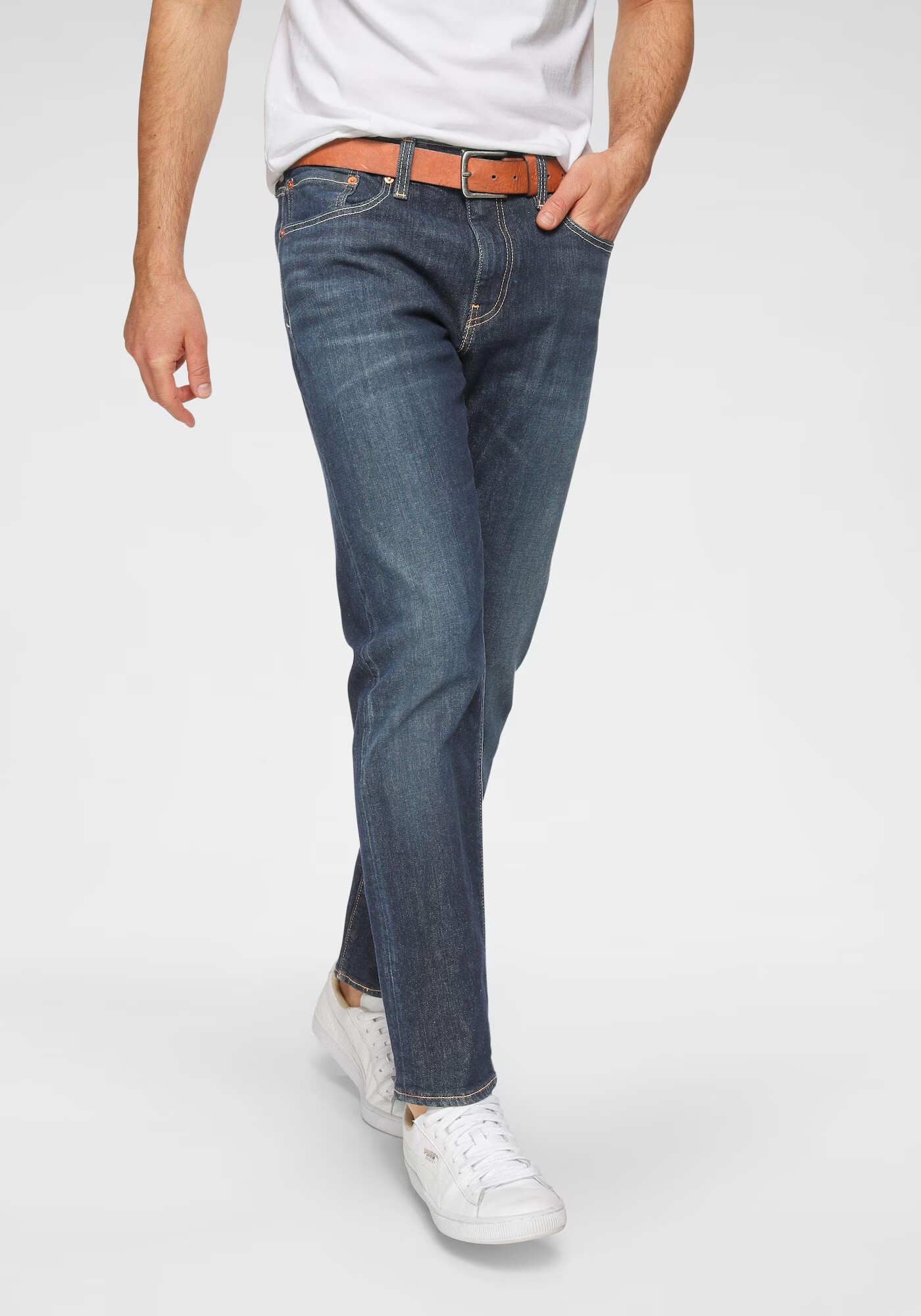 LEVI'S ® Jeans '502' albastru închis / maro - Pled.ro