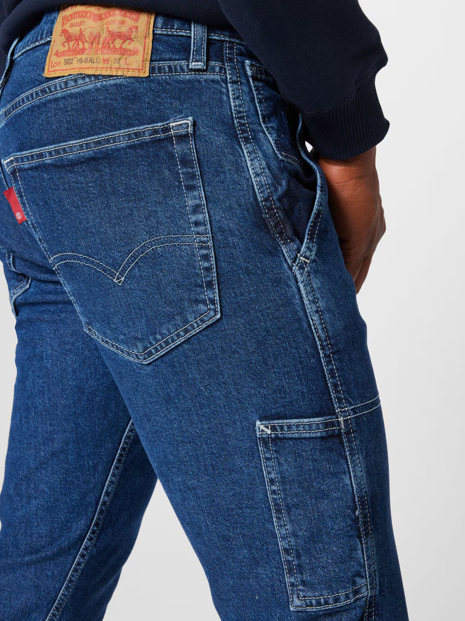 LEVI'S Jeans '502 HI BALL UTILITY' albastru închis - Pled.ro