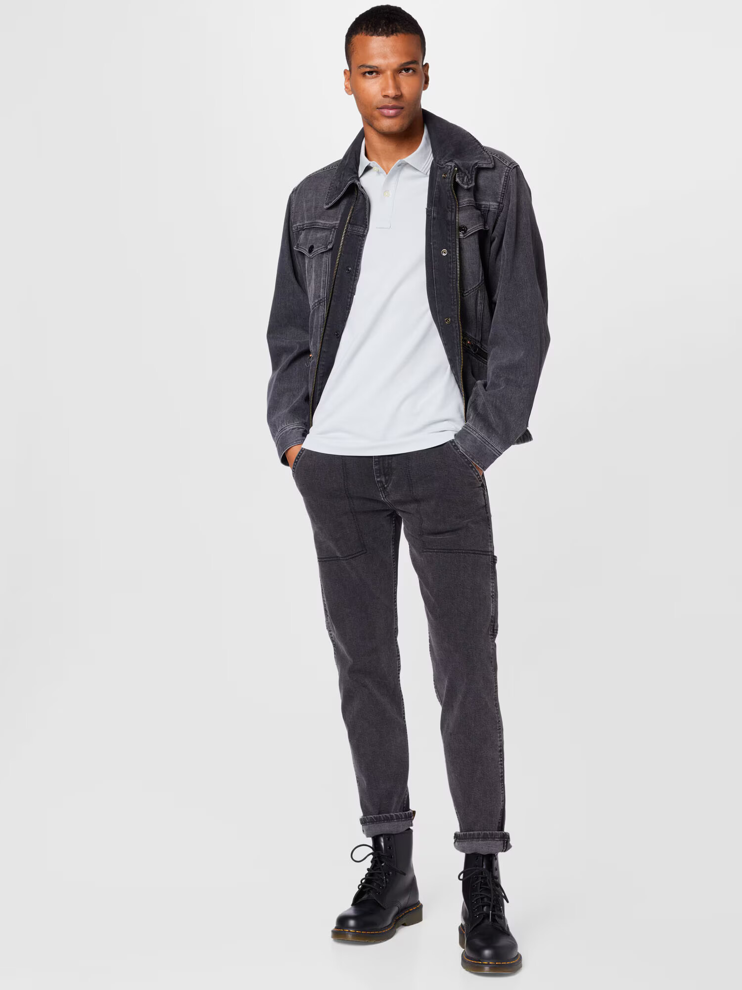 LEVI'S ® Jeans '502 HI BALL UTILITY' gri denim - Pled.ro