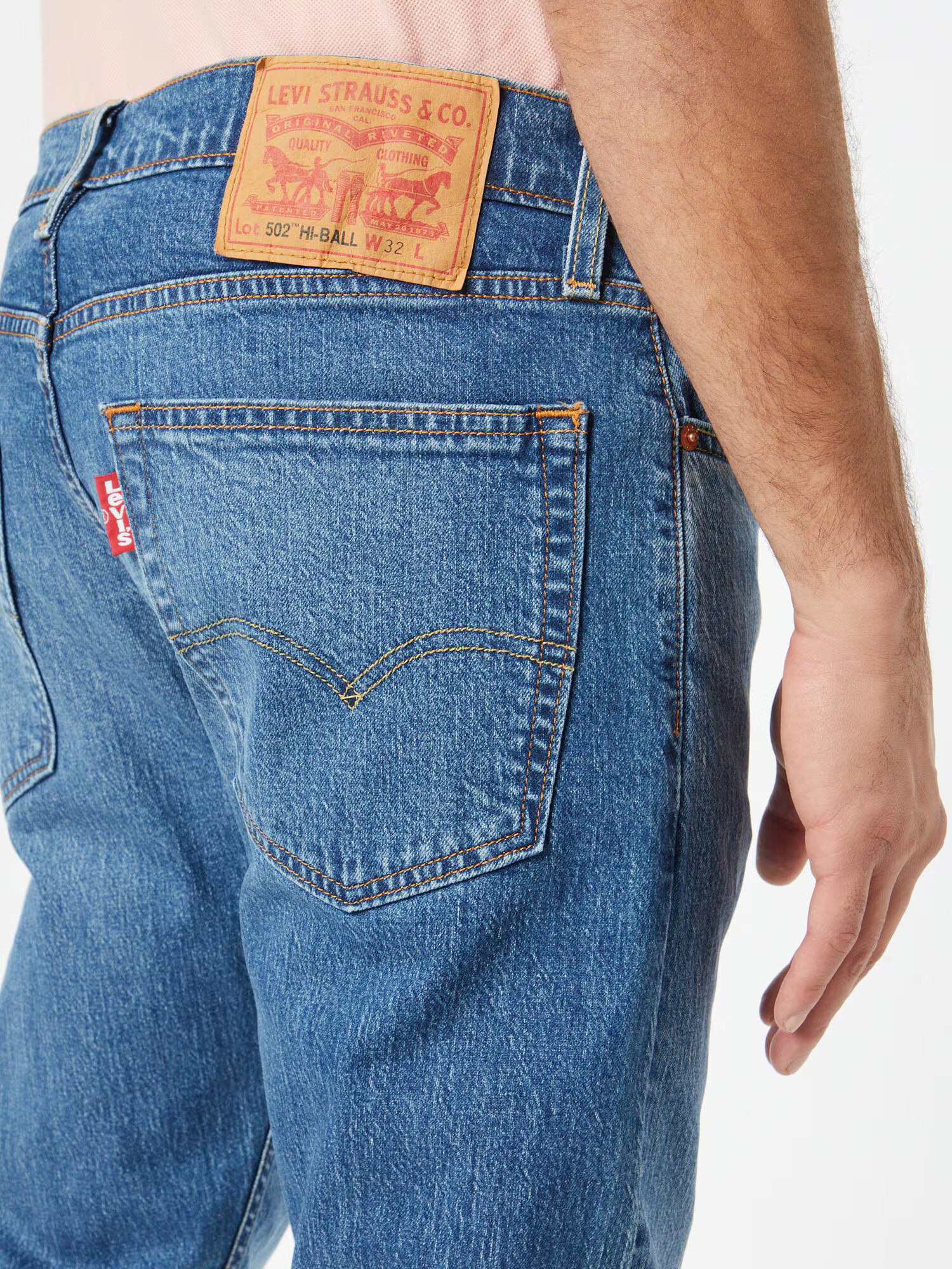 LEVI'S ® Jeans '502 TAPER HI BALL' albastru denim - Pled.ro