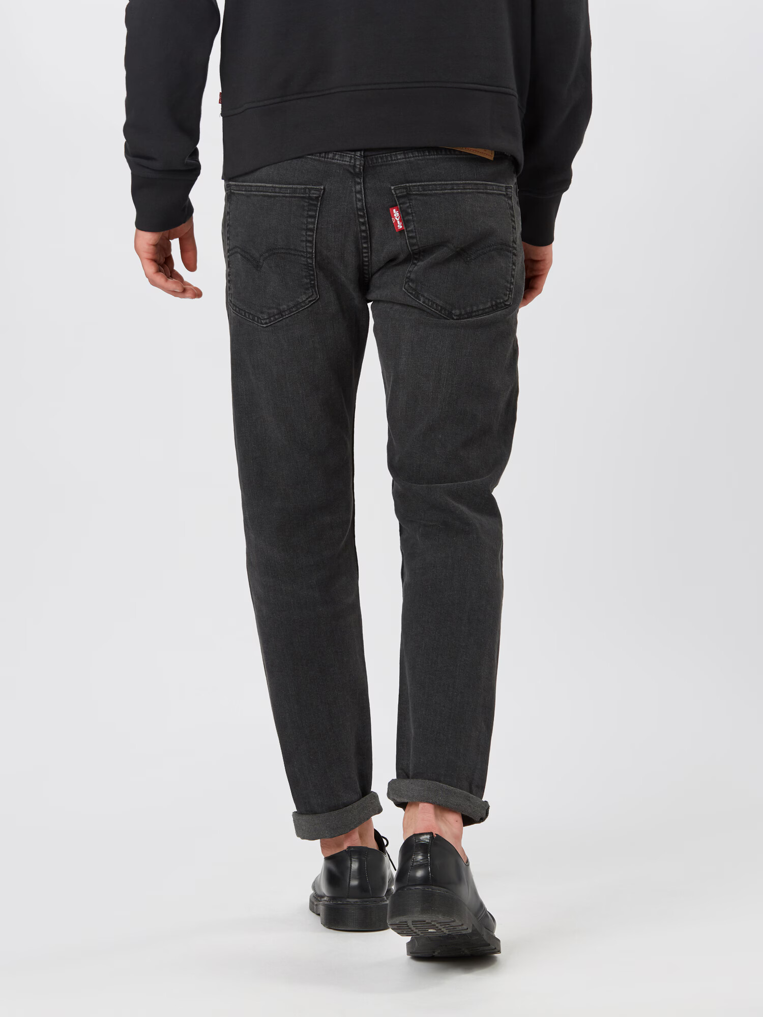 LEVI'S Jeans '502 TAPER HI-BALL BLACKS' negru denim - Pled.ro