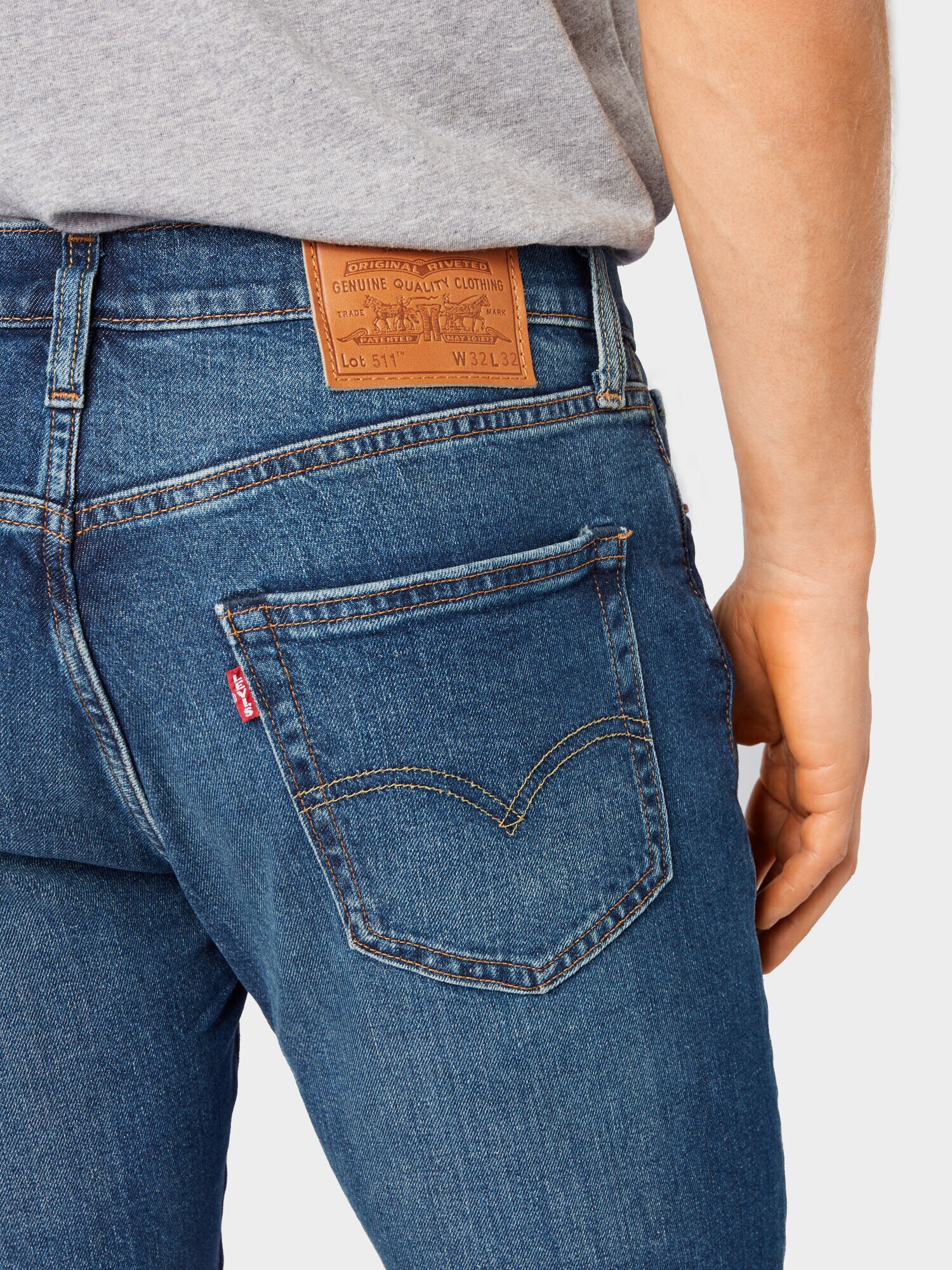 LEVI'S Jeans '511™ SLIM DARK INDIGO - WORN IN' albastru - Pled.ro