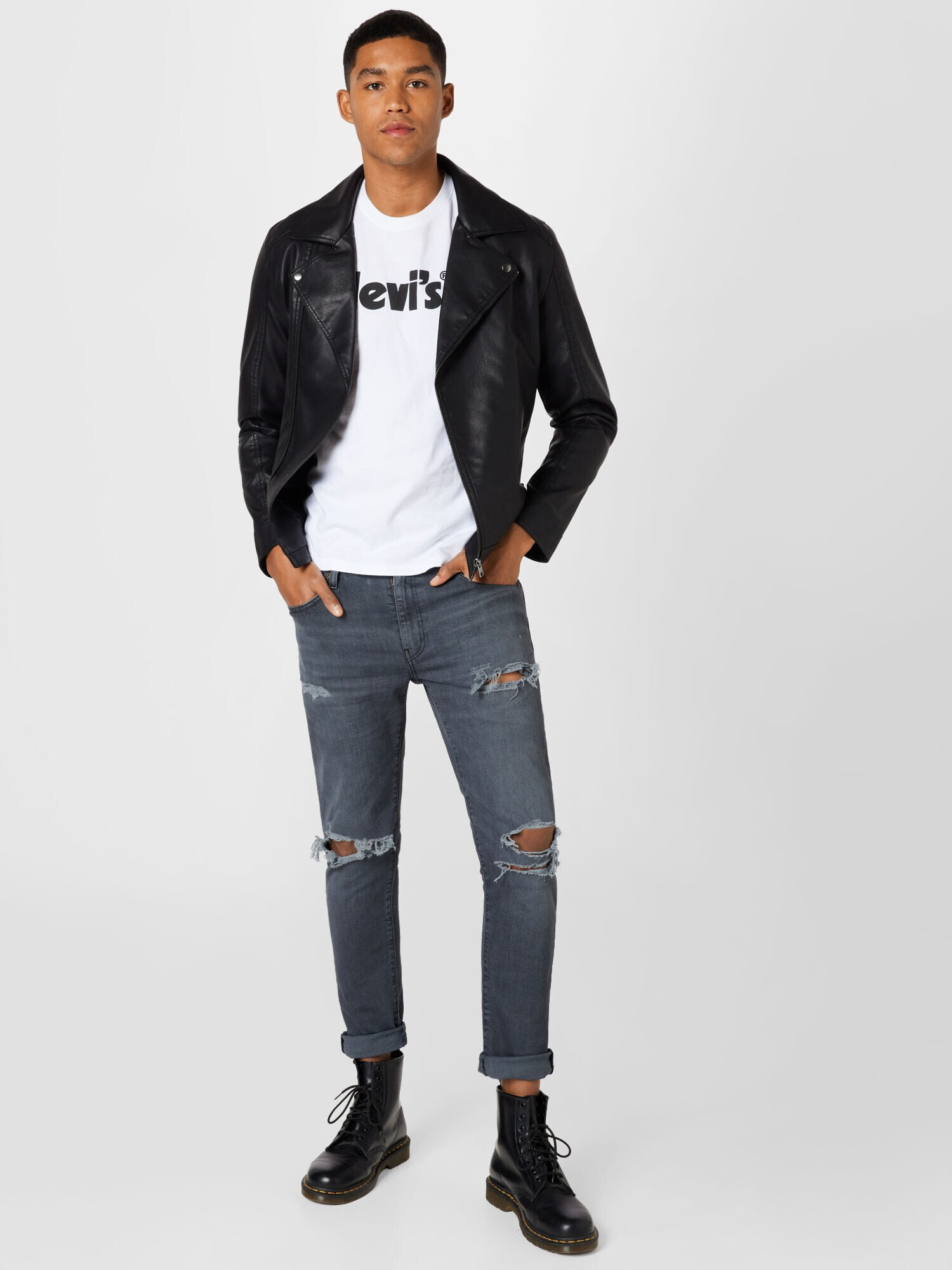 LEVI'S Jeans '512 SLIM TAPER' gri denim - Pled.ro