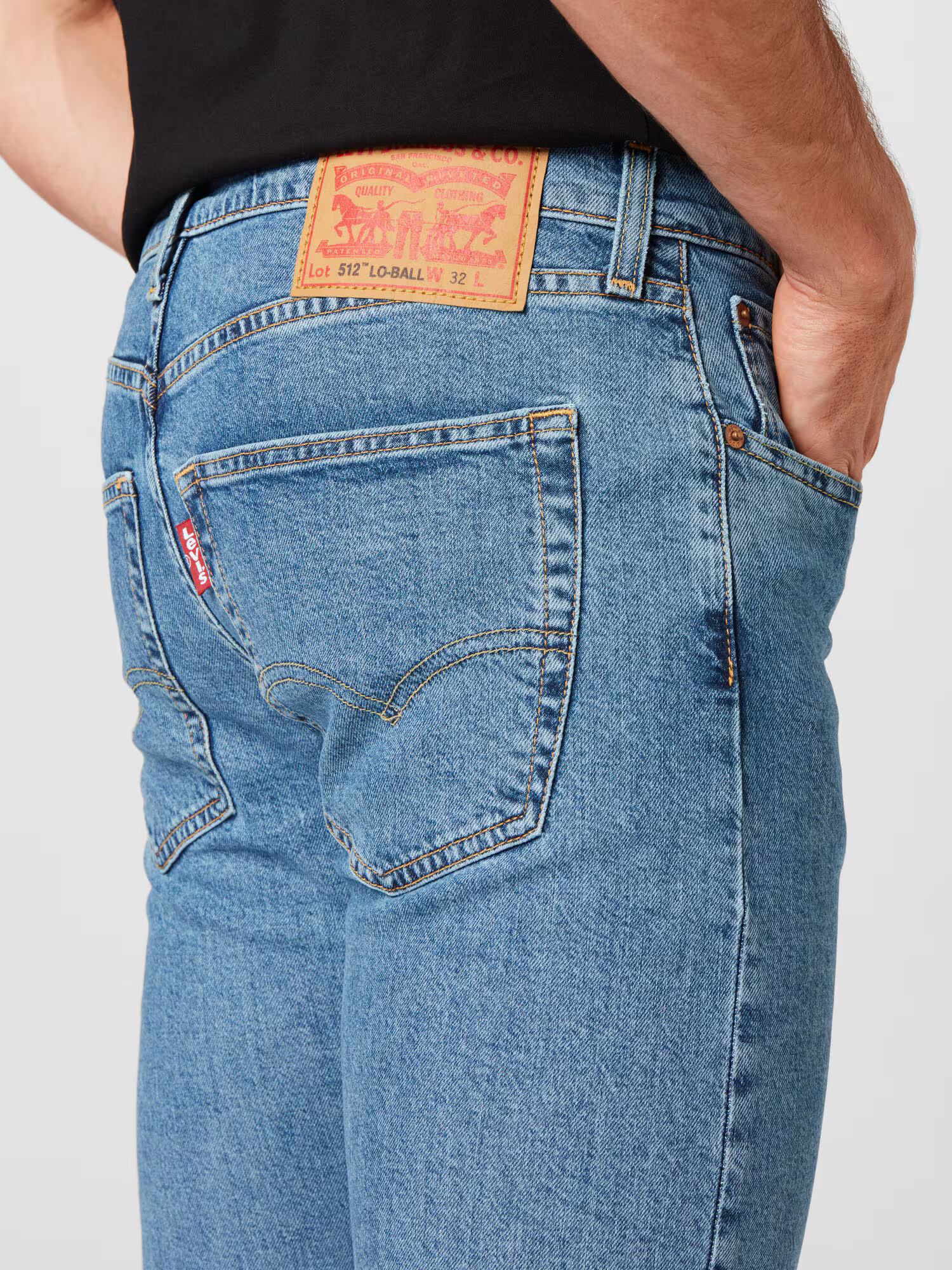 LEVI'S Jeans '512SLIMTAPERLOBALL' albastru denim - Pled.ro