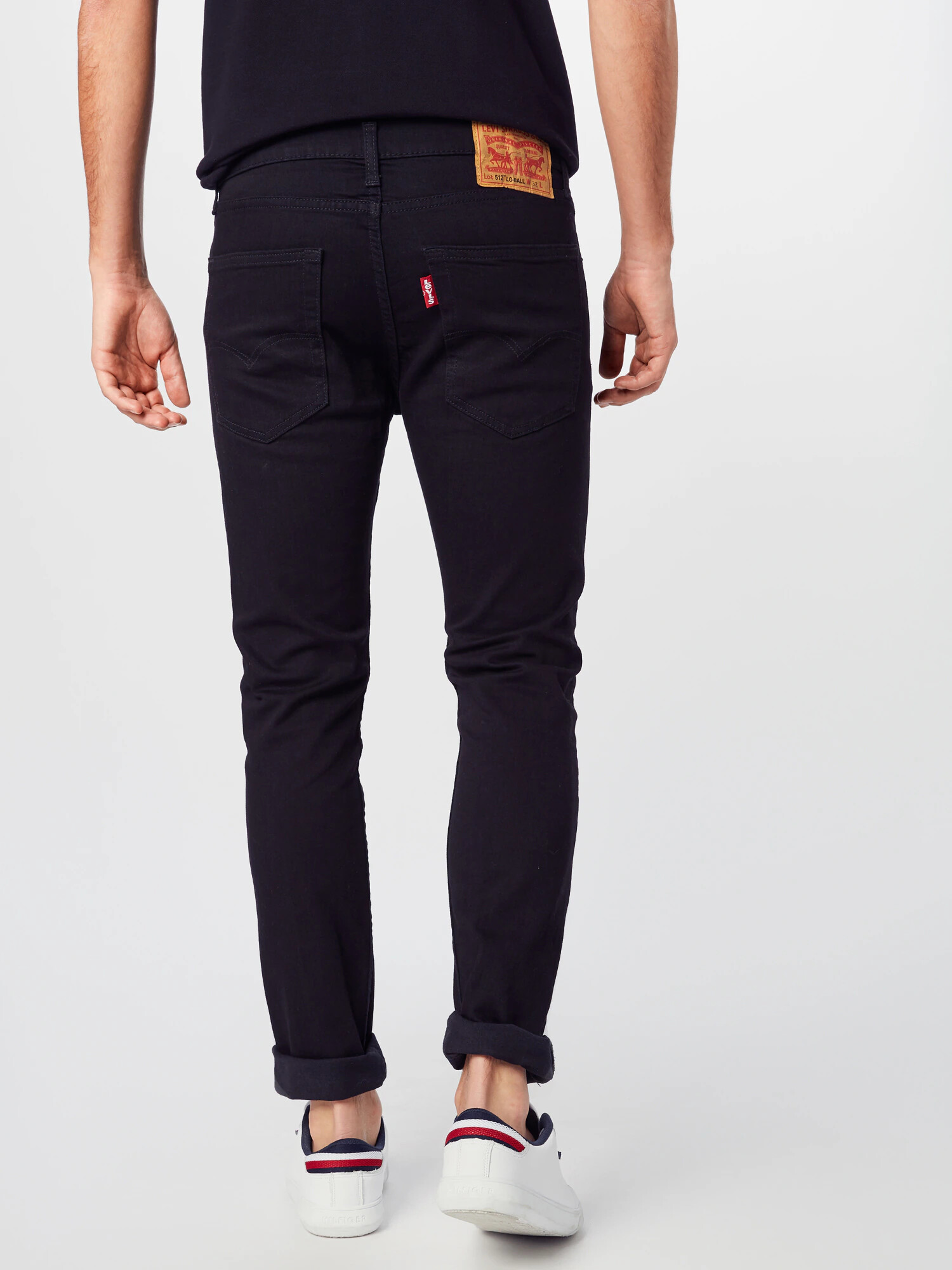 LEVI'S ® Jeans '512 SLIM TAPER LO-BALL BLACKS' negru denim - Pled.ro