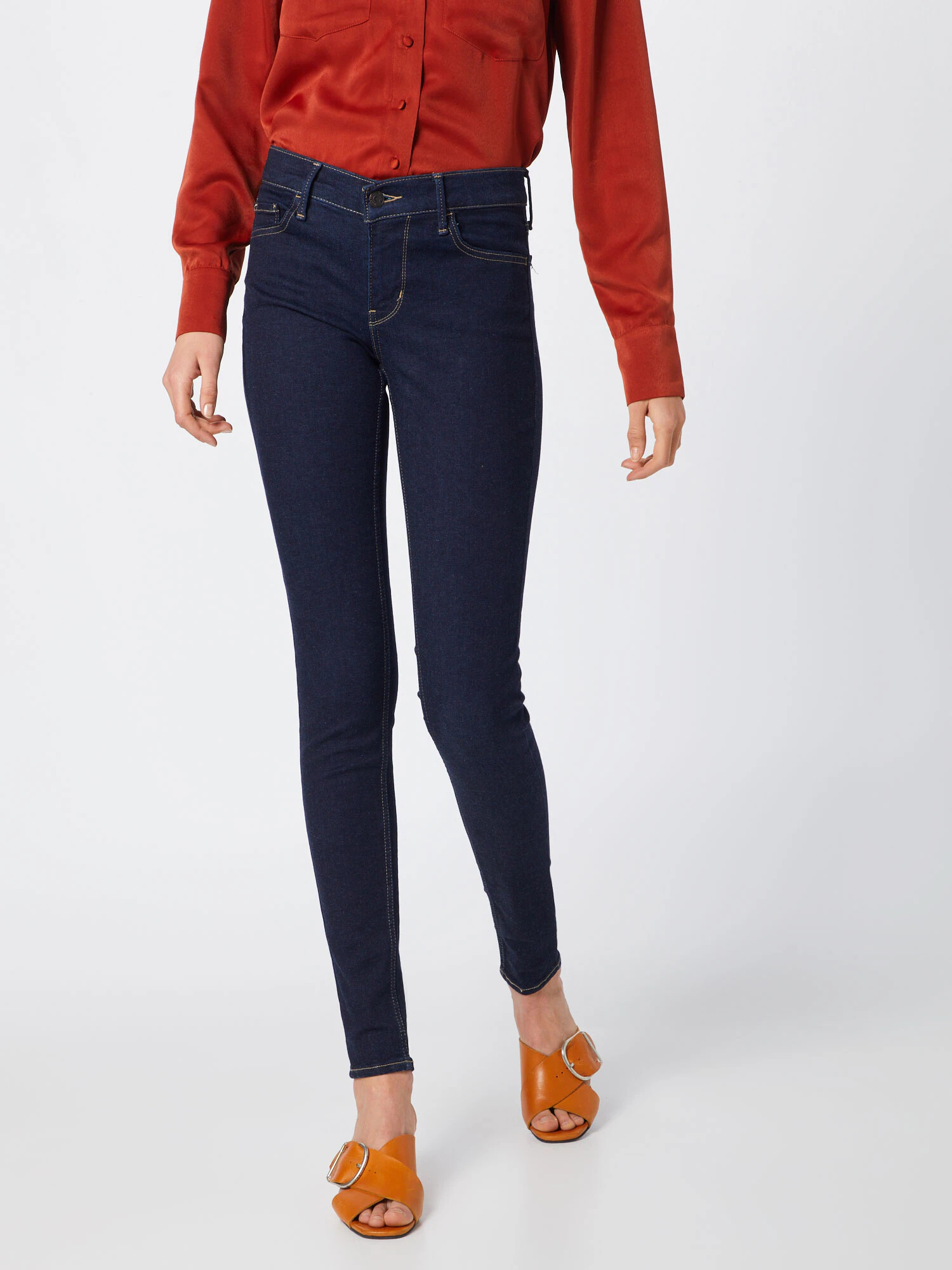 LEVI'S ® Jeans '710 INNOVATION SUPER SKINNY' albastru închis - Pled.ro