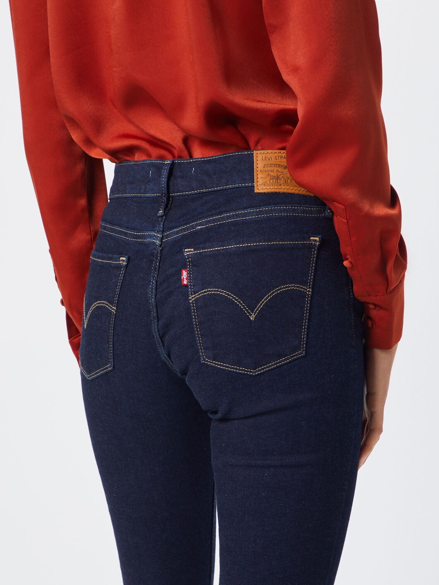 LEVI'S ® Jeans '710 INNOVATION SUPER SKINNY' albastru închis - Pled.ro