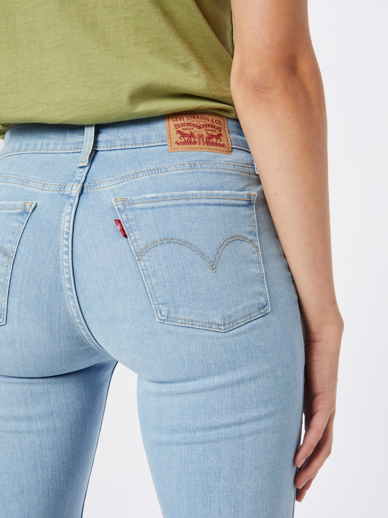 LEVI'S Jeans '710™ SUPER SKINNY' albastru deschis - Pled.ro