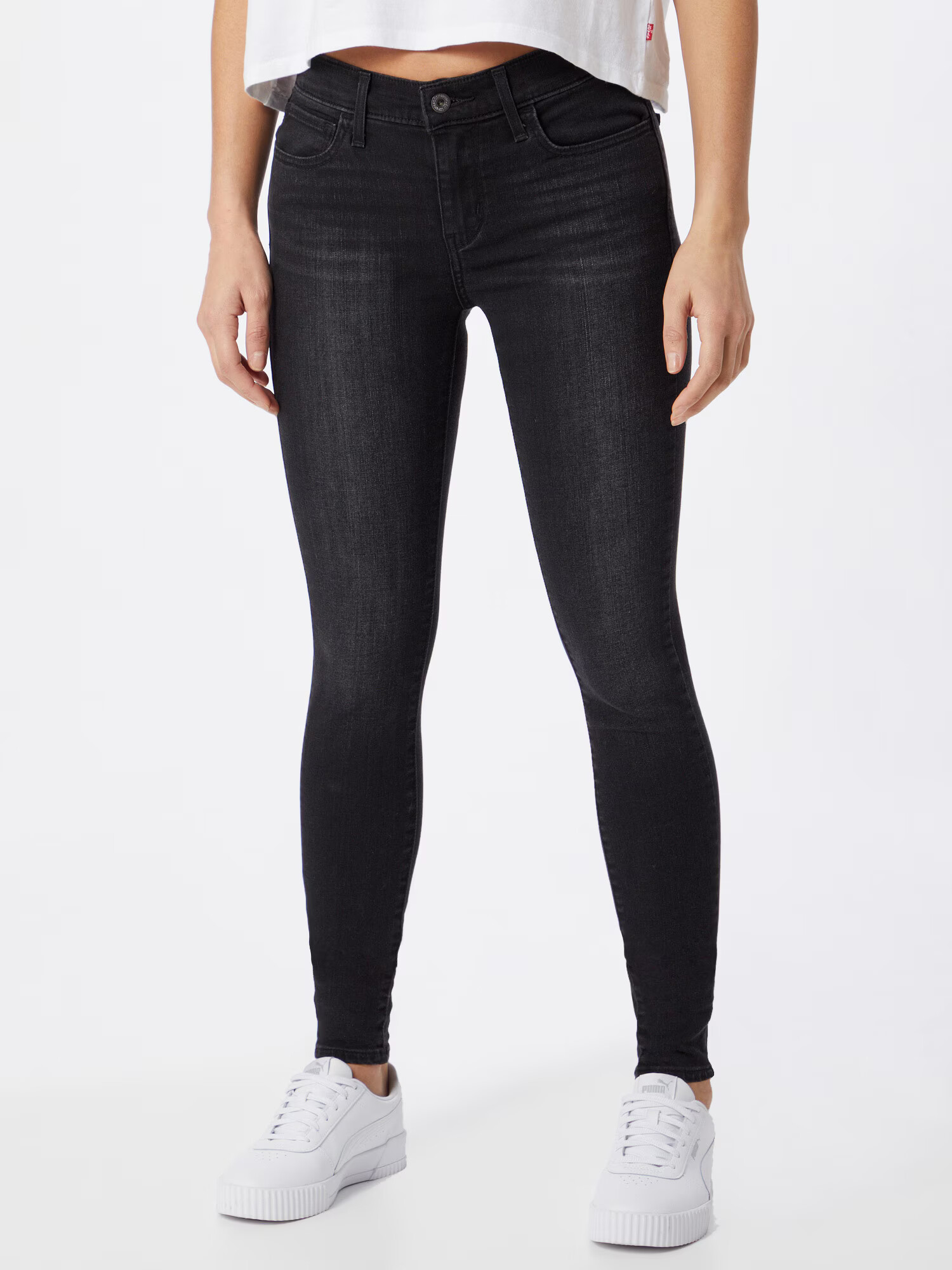 LEVI'S Jeans '710™ SUPER SKINNY' negru - Pled.ro