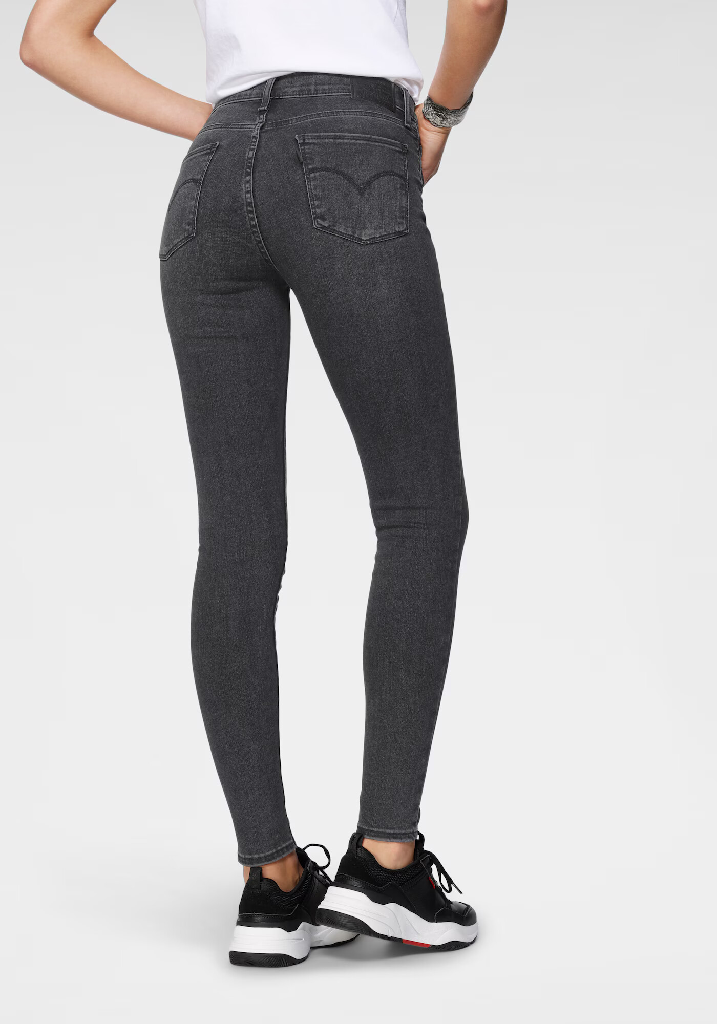 LEVI'S Jeans '720™ HIRISE SUPER SKINNY' gri denim - Pled.ro