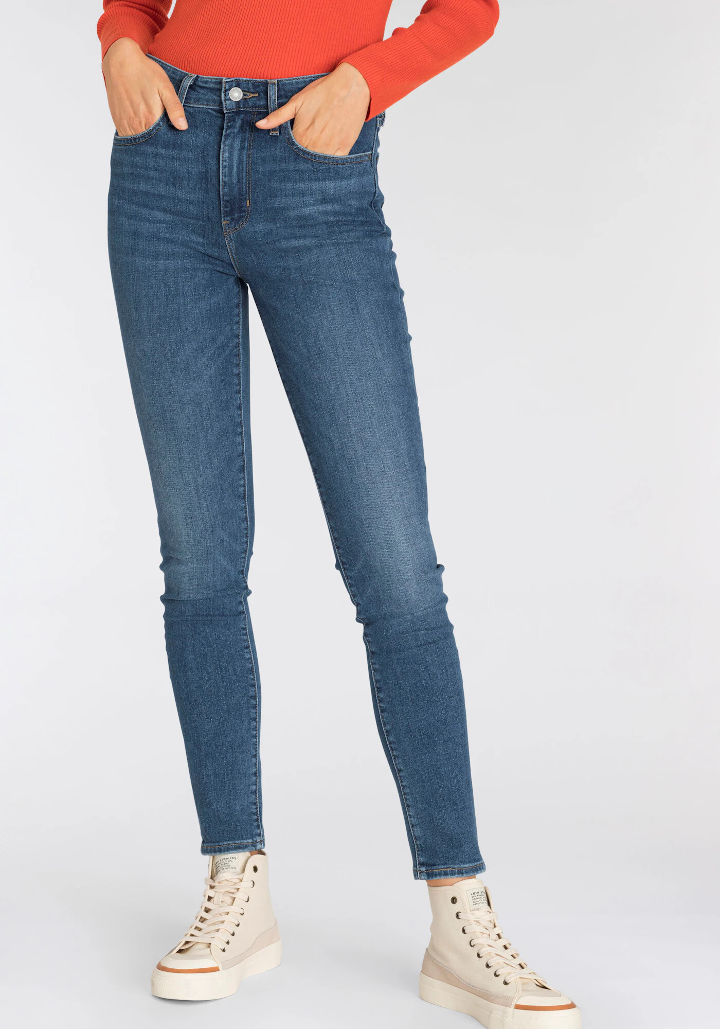 LEVI'S Jeans '721 HIGH RISE SKINNY' albastru denim - Pled.ro