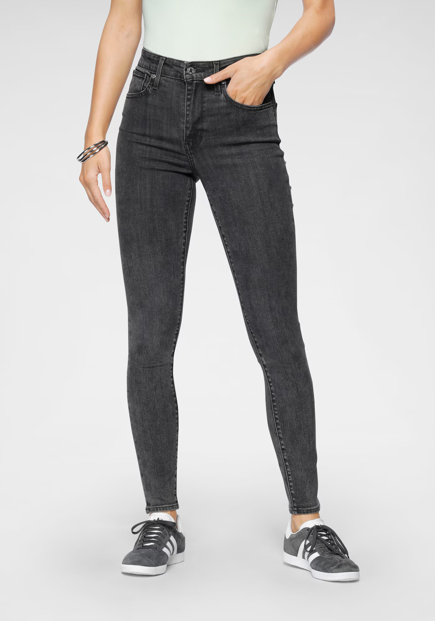 LEVI'S ® Jeans '721 HIGH RISE SKINNY BLACKS' negru - Pled.ro