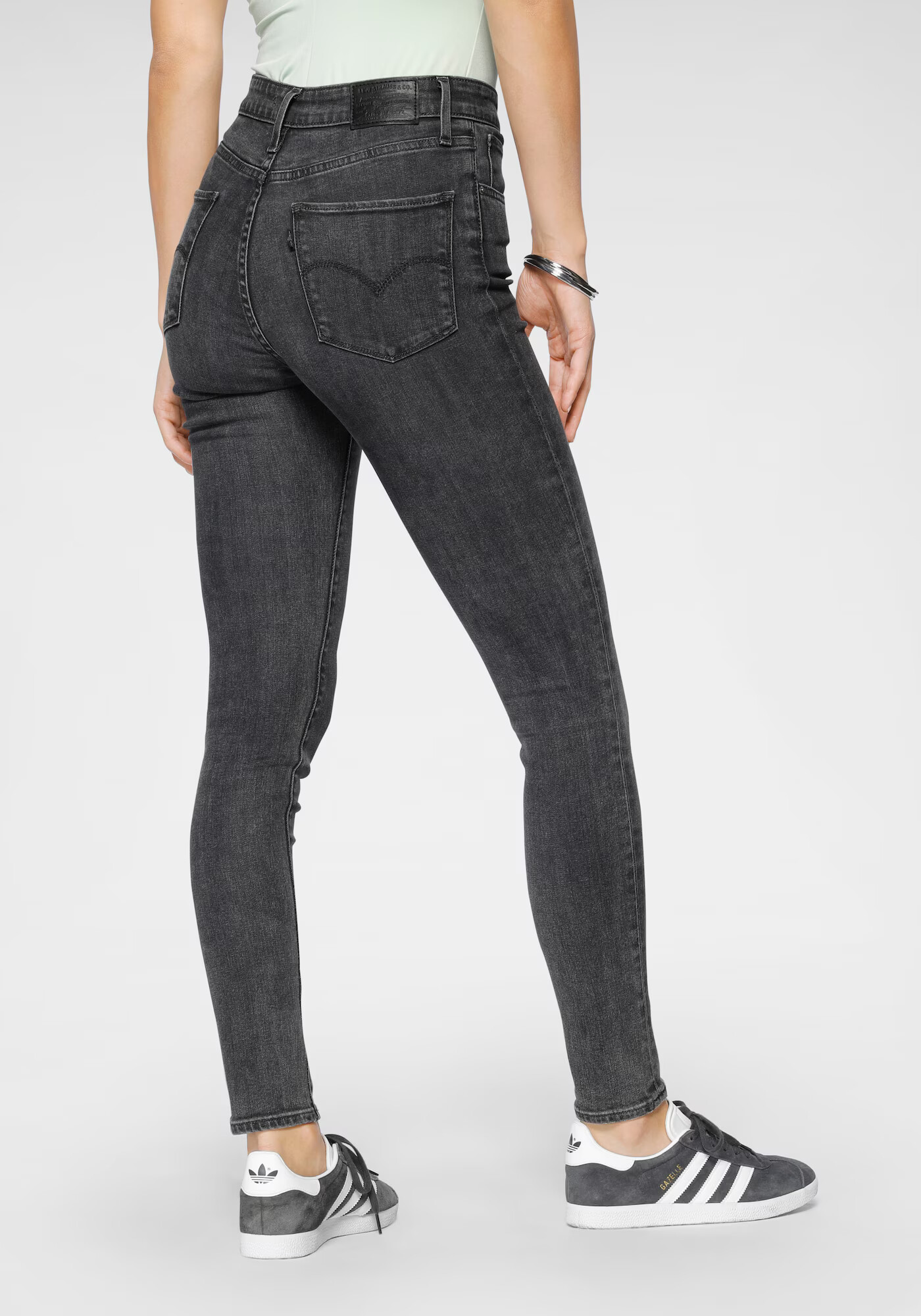 LEVI'S ® Jeans '721 HIGH RISE SKINNY BLACKS' negru - Pled.ro