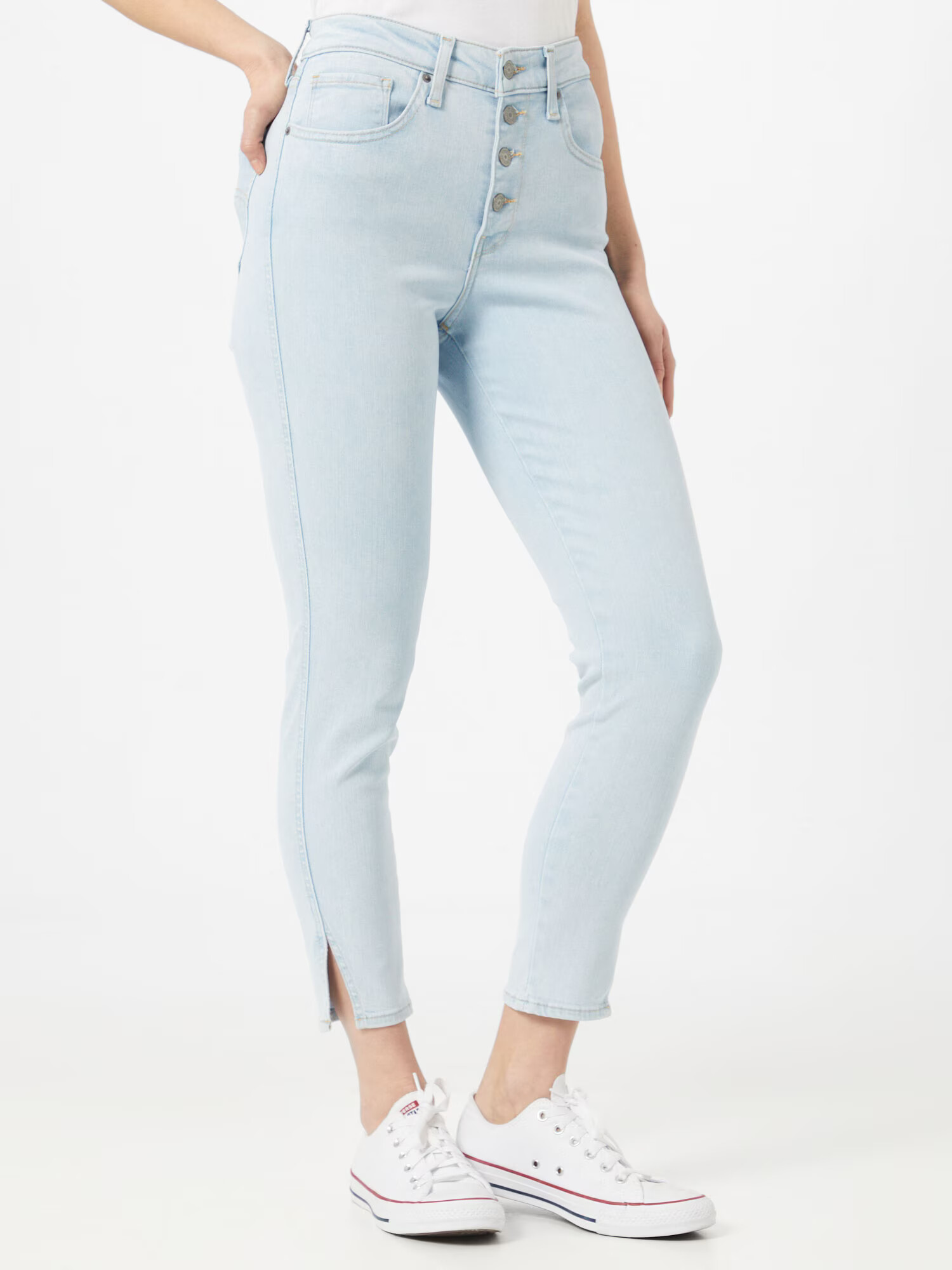 LEVI'S Jeans '721™ EXPOSED BUTTONS ANKLE' azur - Pled.ro