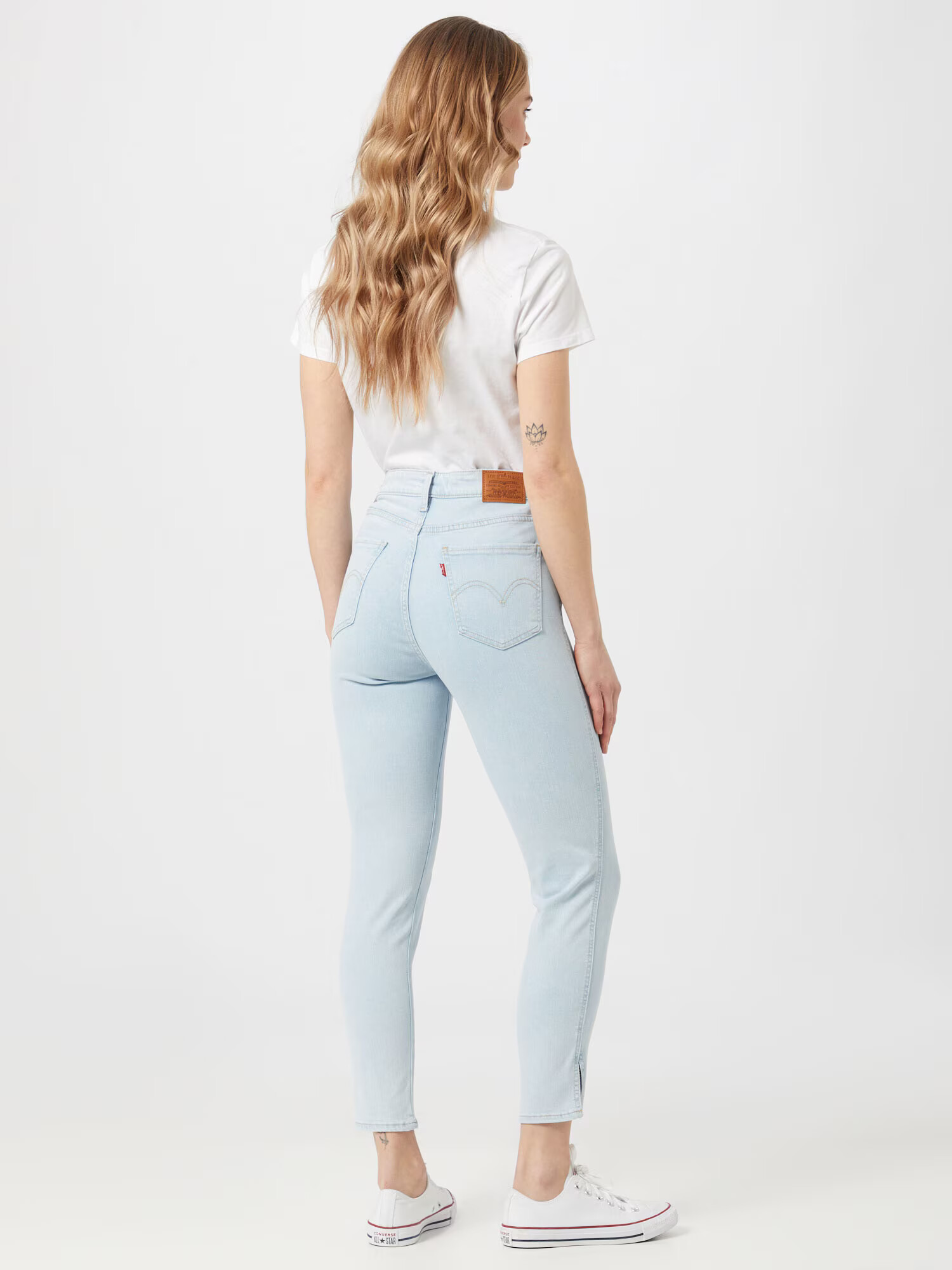 LEVI'S Jeans '721™ EXPOSED BUTTONS ANKLE' azur - Pled.ro