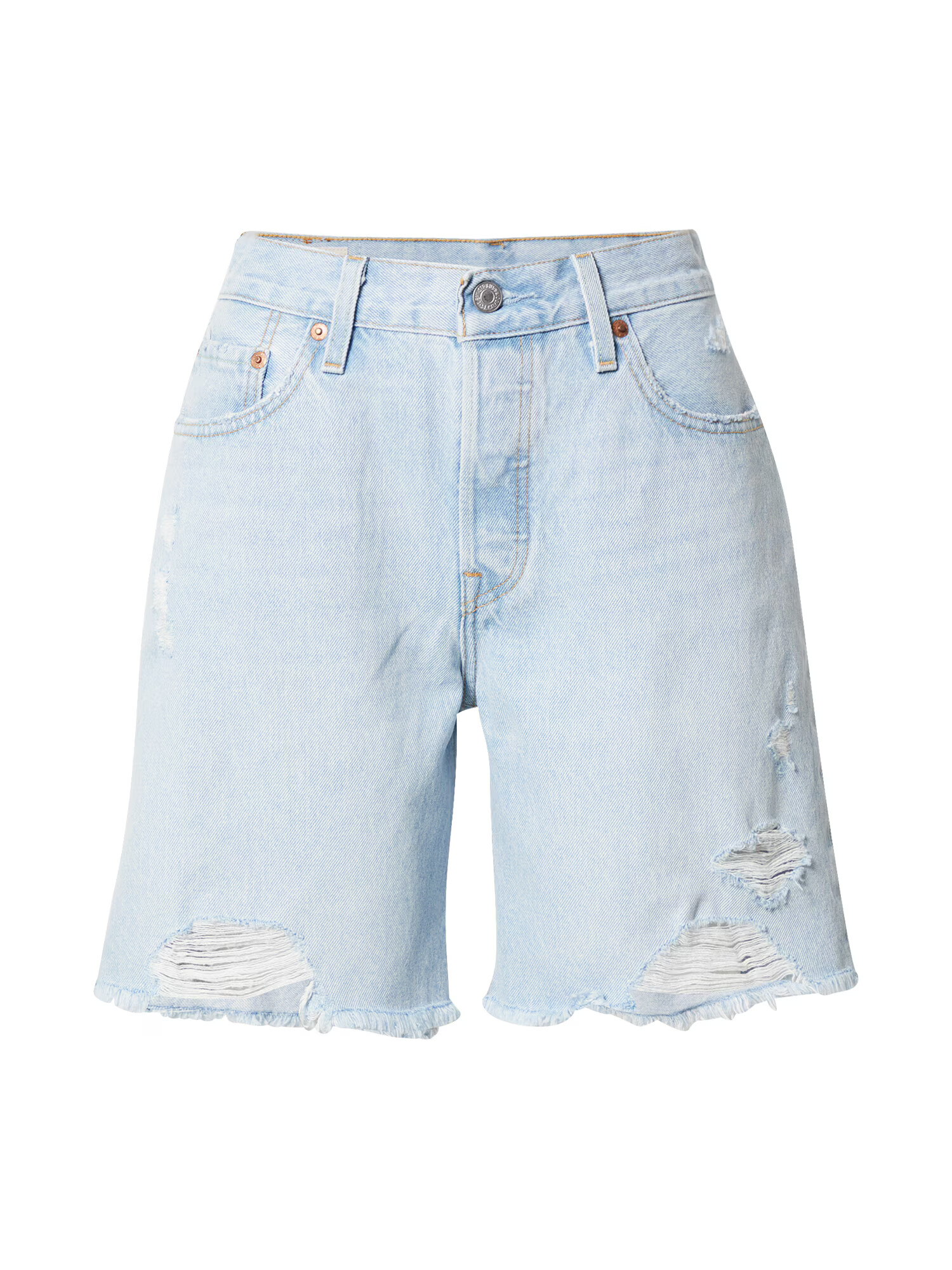 LEVI'S ® Jeans '501®90S SHORT LIGHT INDIGO - WORN IN' albastru deschis - Pled.ro