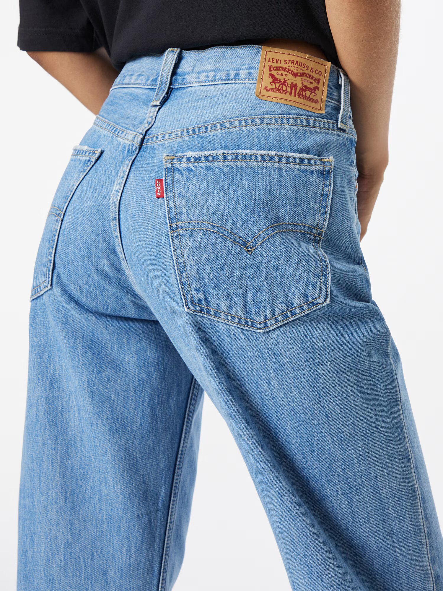 LEVI'S Jeans 'LOW PRO MED INDIGO - WORN IN' - Pled.ro