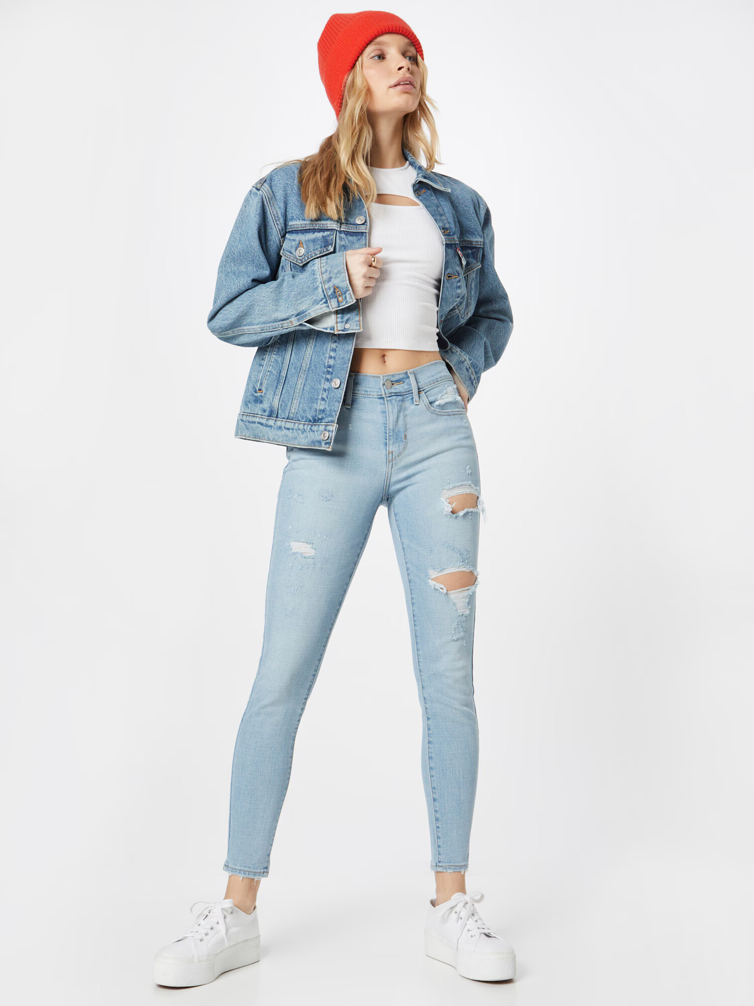 LEVI'S ® Jeans '710' albastru deschis - Pled.ro