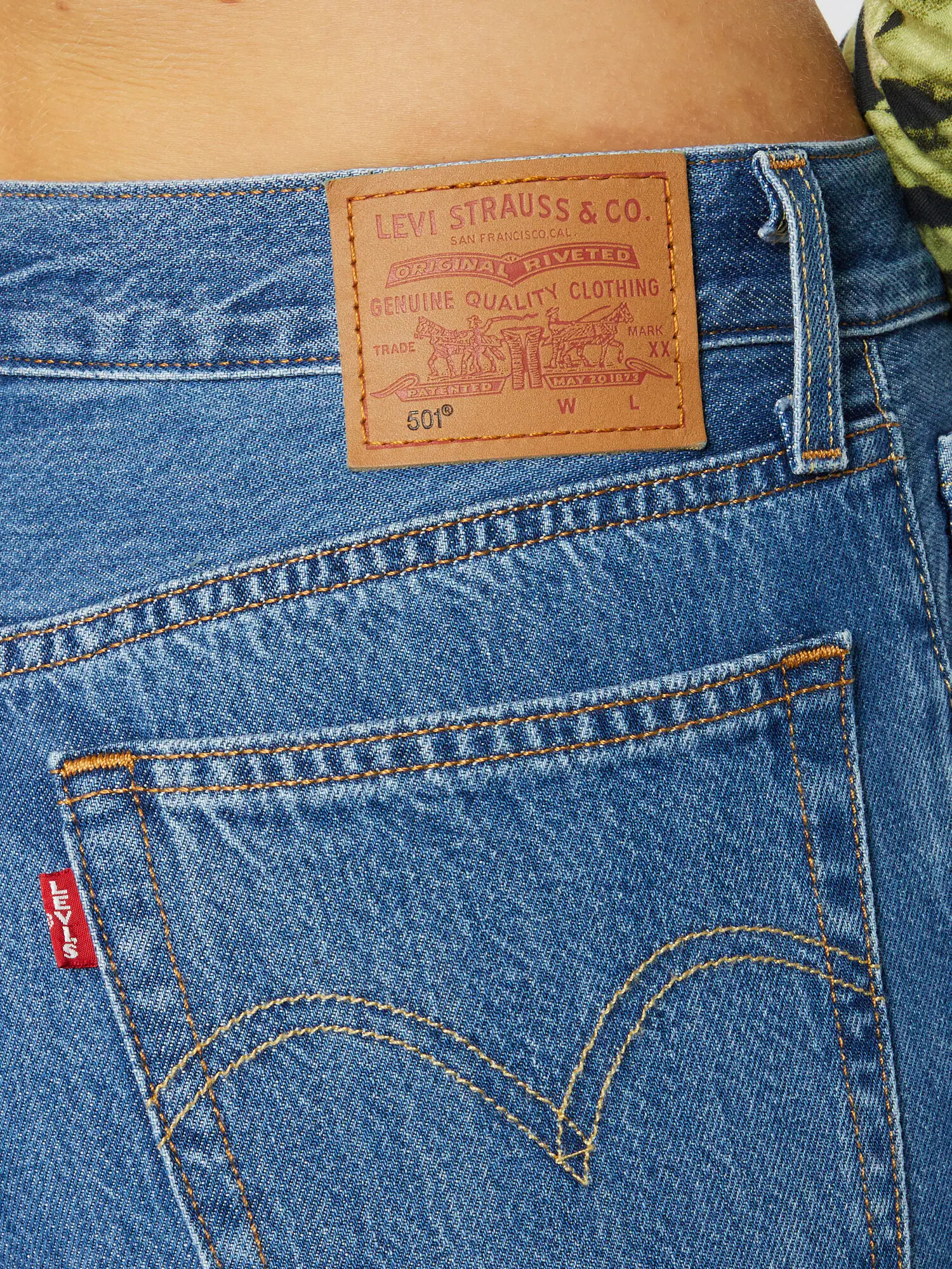 LEVI'S Jeans '501' albastru denim - Pled.ro