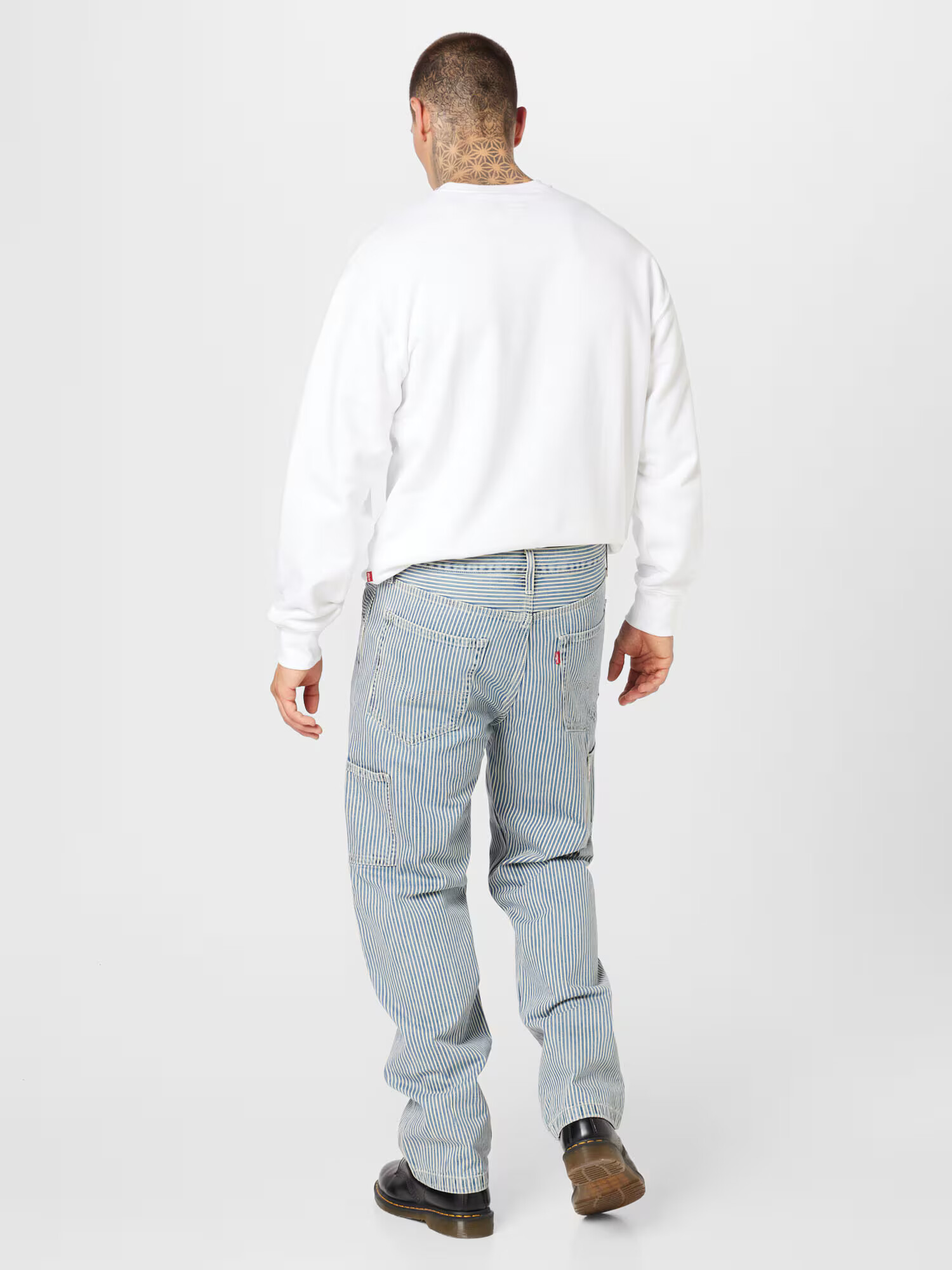 LEVI'S Jeans albastru denim / alb - Pled.ro