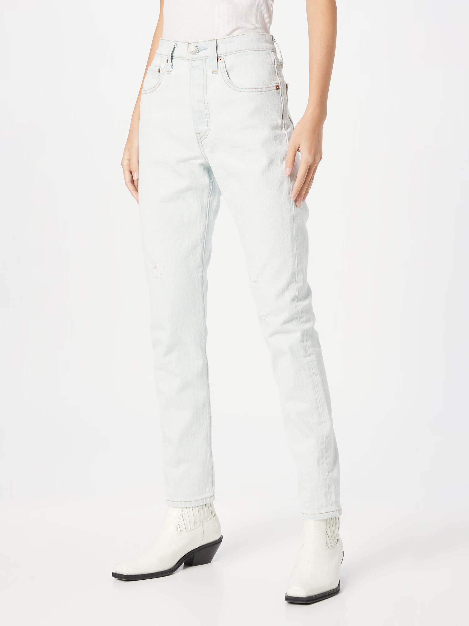 LEVI'S ® Jeans '501® Skinny' alb - Pled.ro