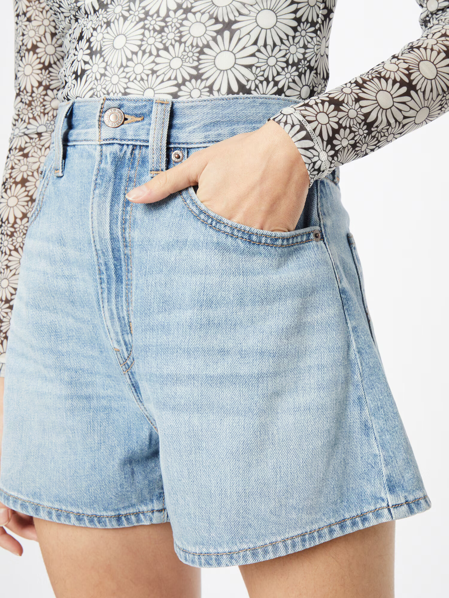 LEVI'S ® Jeans 'HIGH LOOSE SHORT' albastru denim - Pled.ro