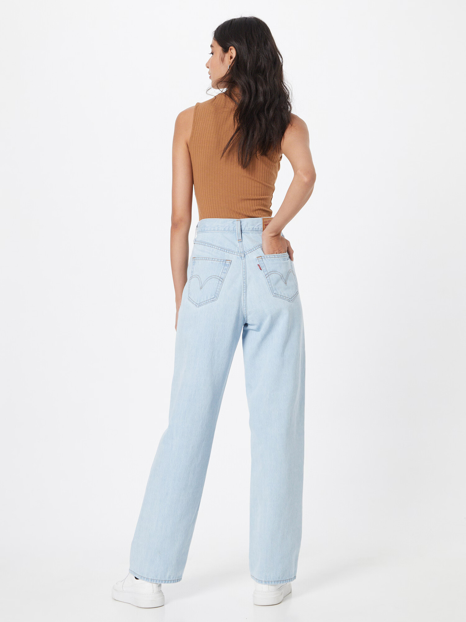 LEVI'S Jeans 'HIGH WAISTED STRAIGHT' albastru deschis - Pled.ro