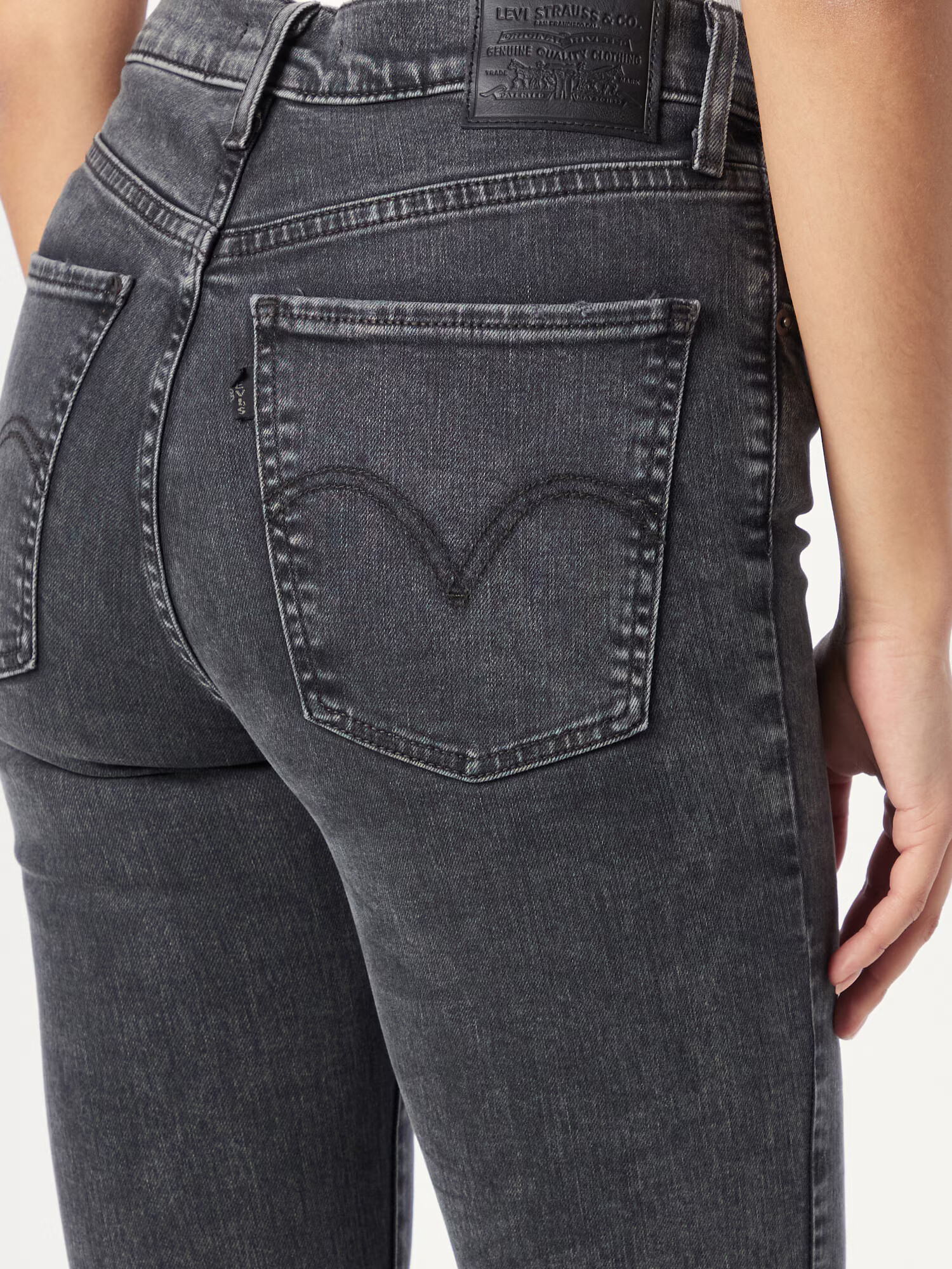 LEVI'S ® Jeans 'MILE HIGH' gri închis - Pled.ro