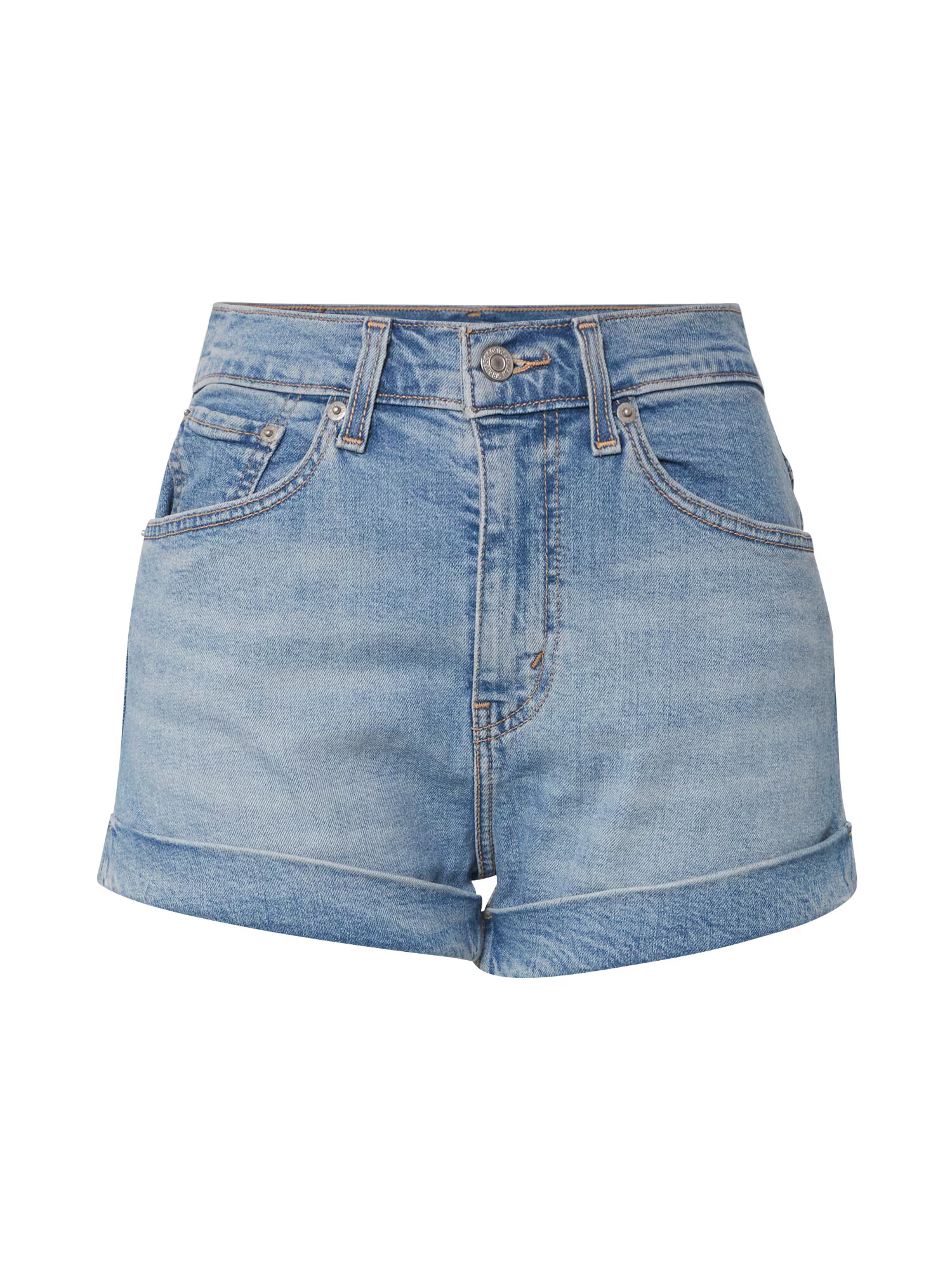 LEVI'S Jeans 'MOM A LINE SHORT 2' albastru denim - Pled.ro