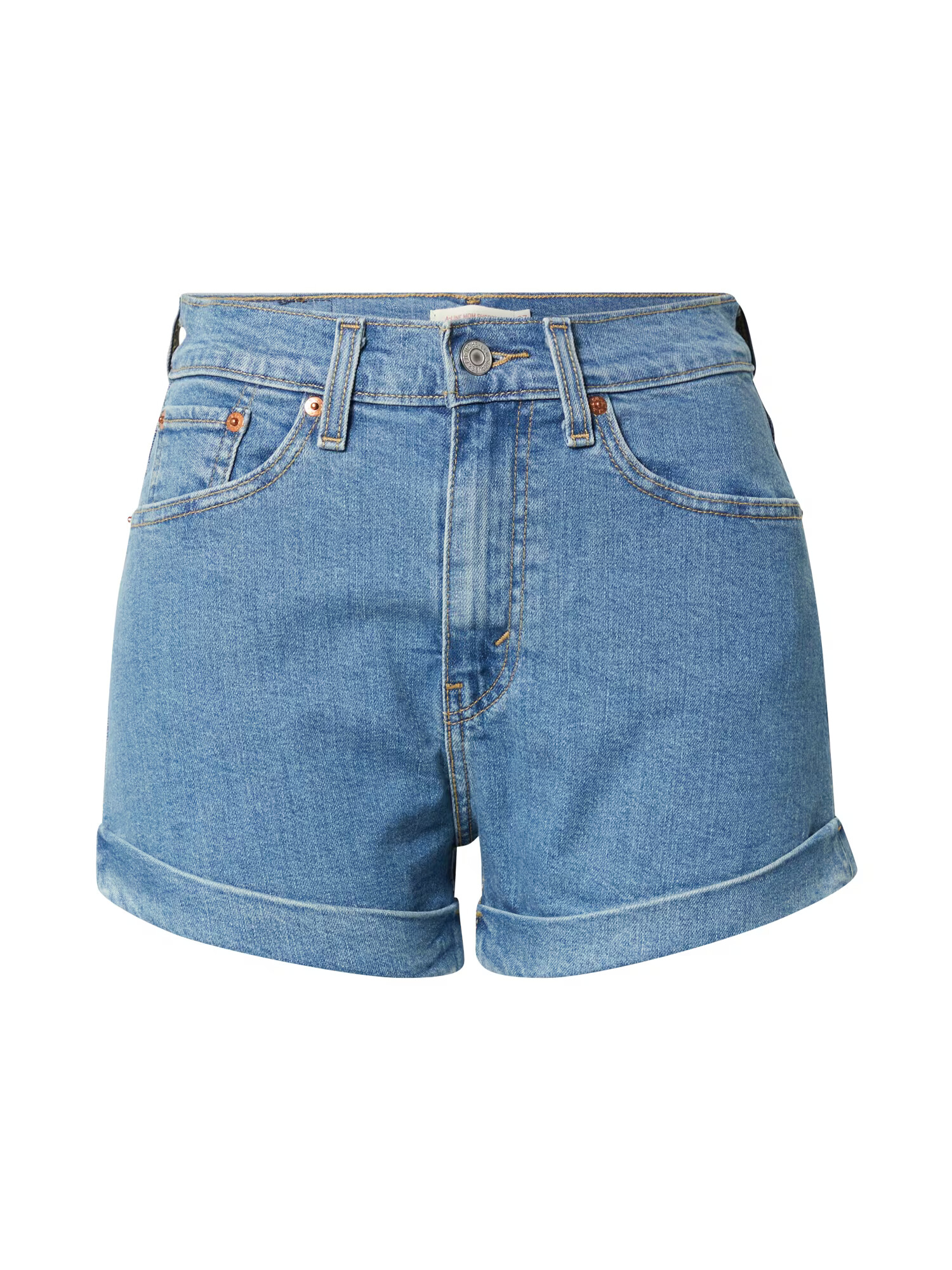 LEVI'S Jeans 'MOM A LINE SHORT 2' albastru denim - Pled.ro