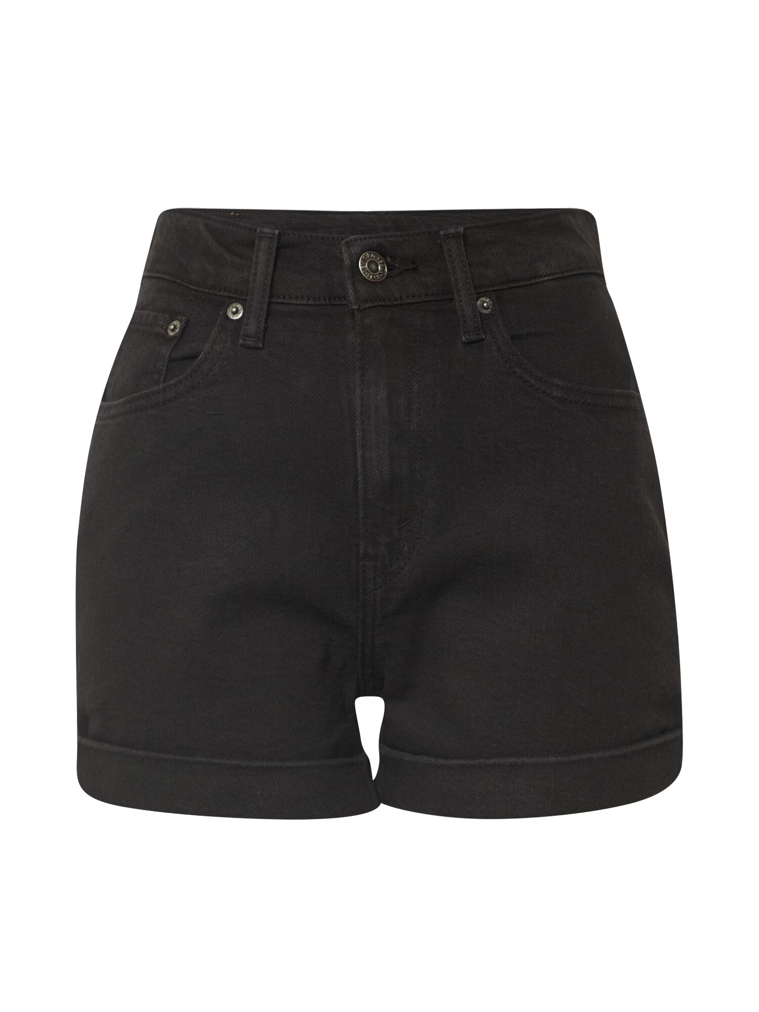 LEVI'S Jeans 'MOM A LINE SHORT 2' negru denim - Pled.ro