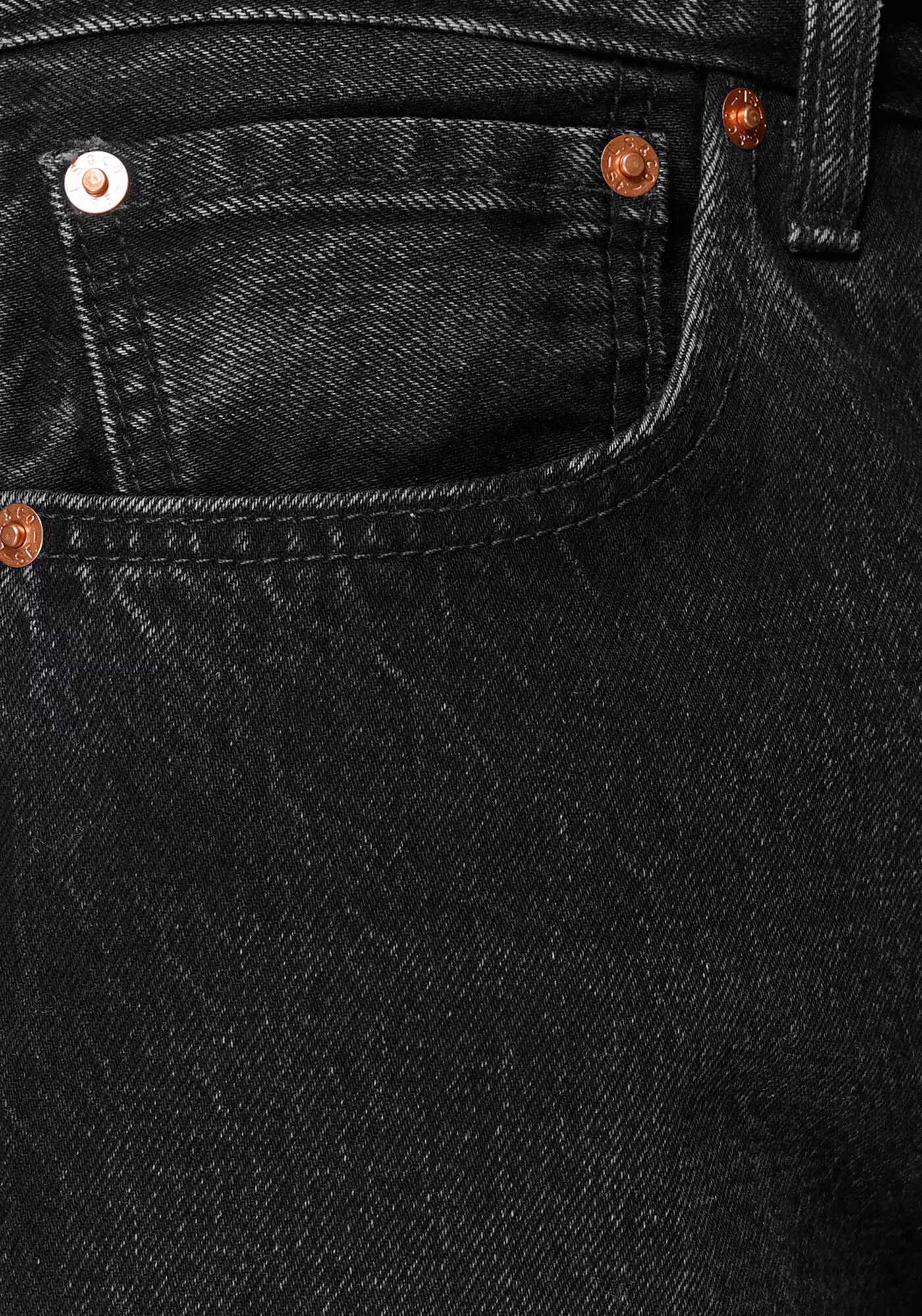 LEVI'S Jeans '501 ORIGINAL' negru denim - Pled.ro