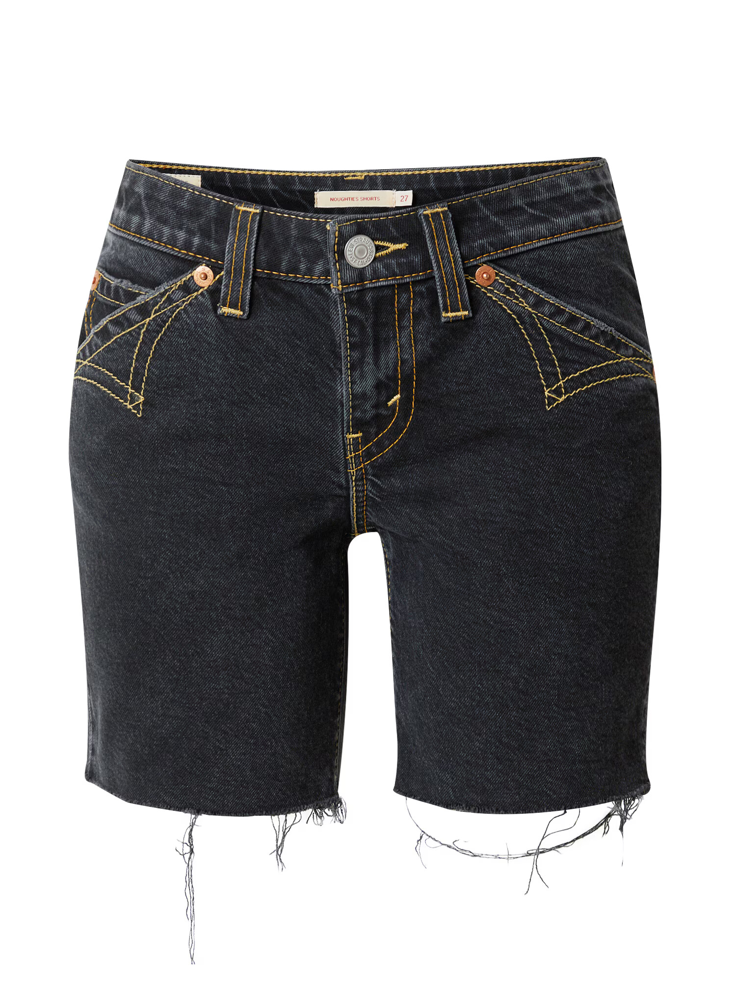 LEVI'S Jeans 'NOUGHTIES SHORT BLACKS' albastru închis - Pled.ro