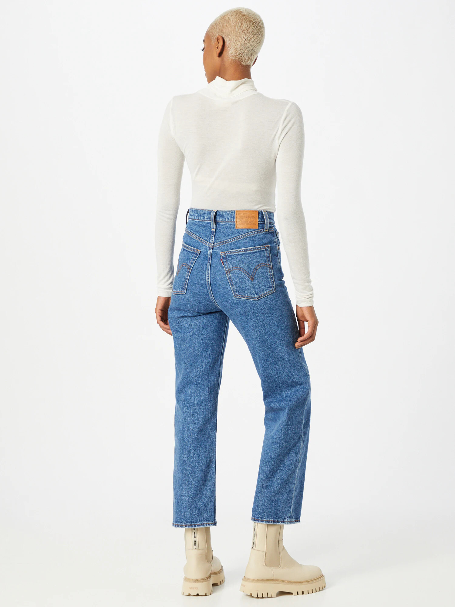 LEVI'S ® Jeans 'Ribcage' albastru denim - Pled.ro