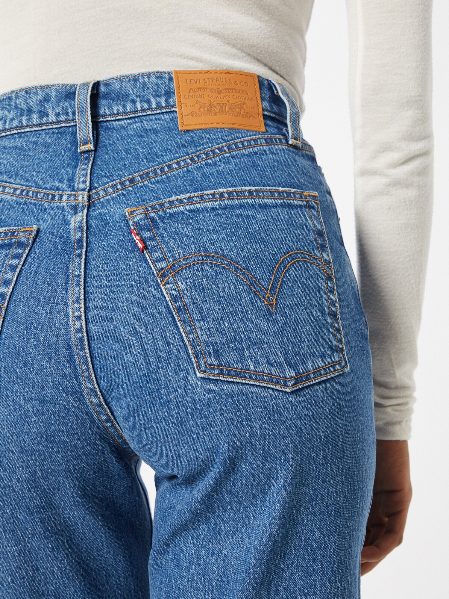 LEVI'S ® Jeans 'Ribcage' albastru denim - Pled.ro