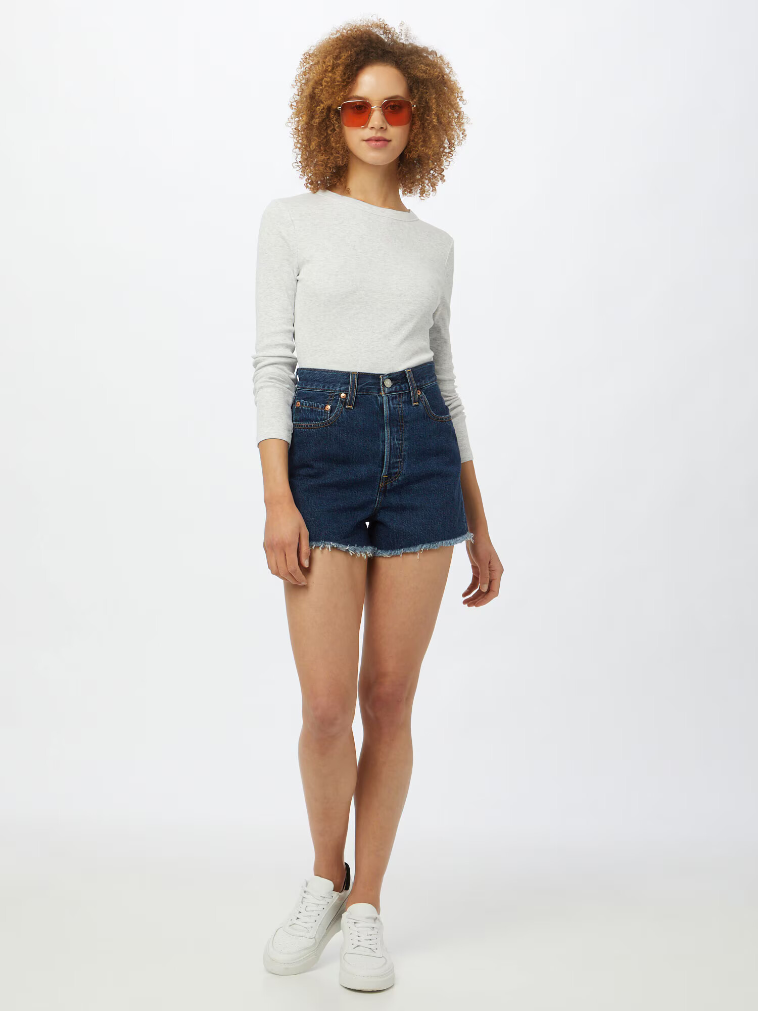 LEVI'S ® Jeans 'RIBCAGE SHORT' albastru denim - Pled.ro