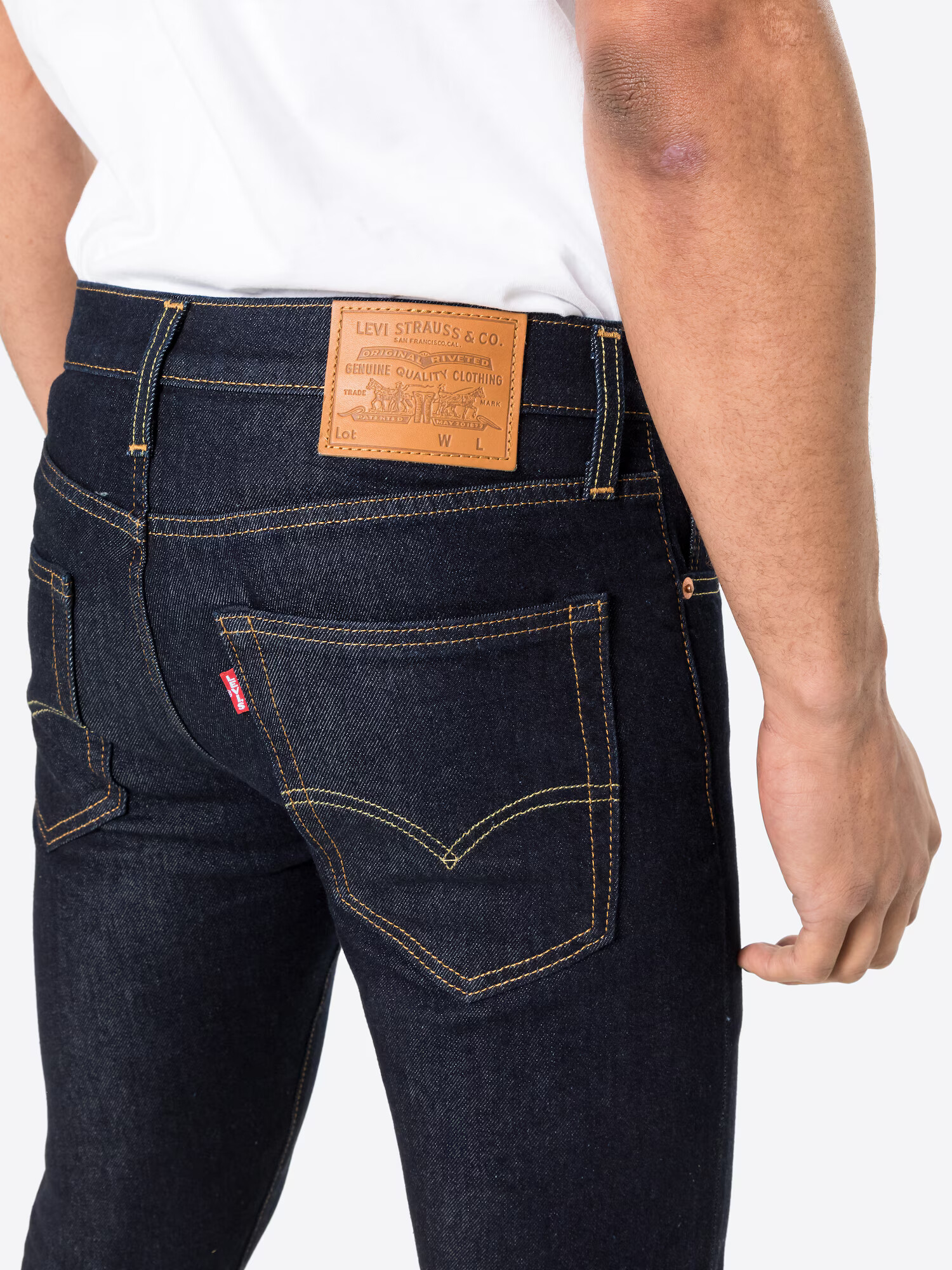 LEVI'S Jeans 'SKINNY TAPER' albastru închis - Pled.ro