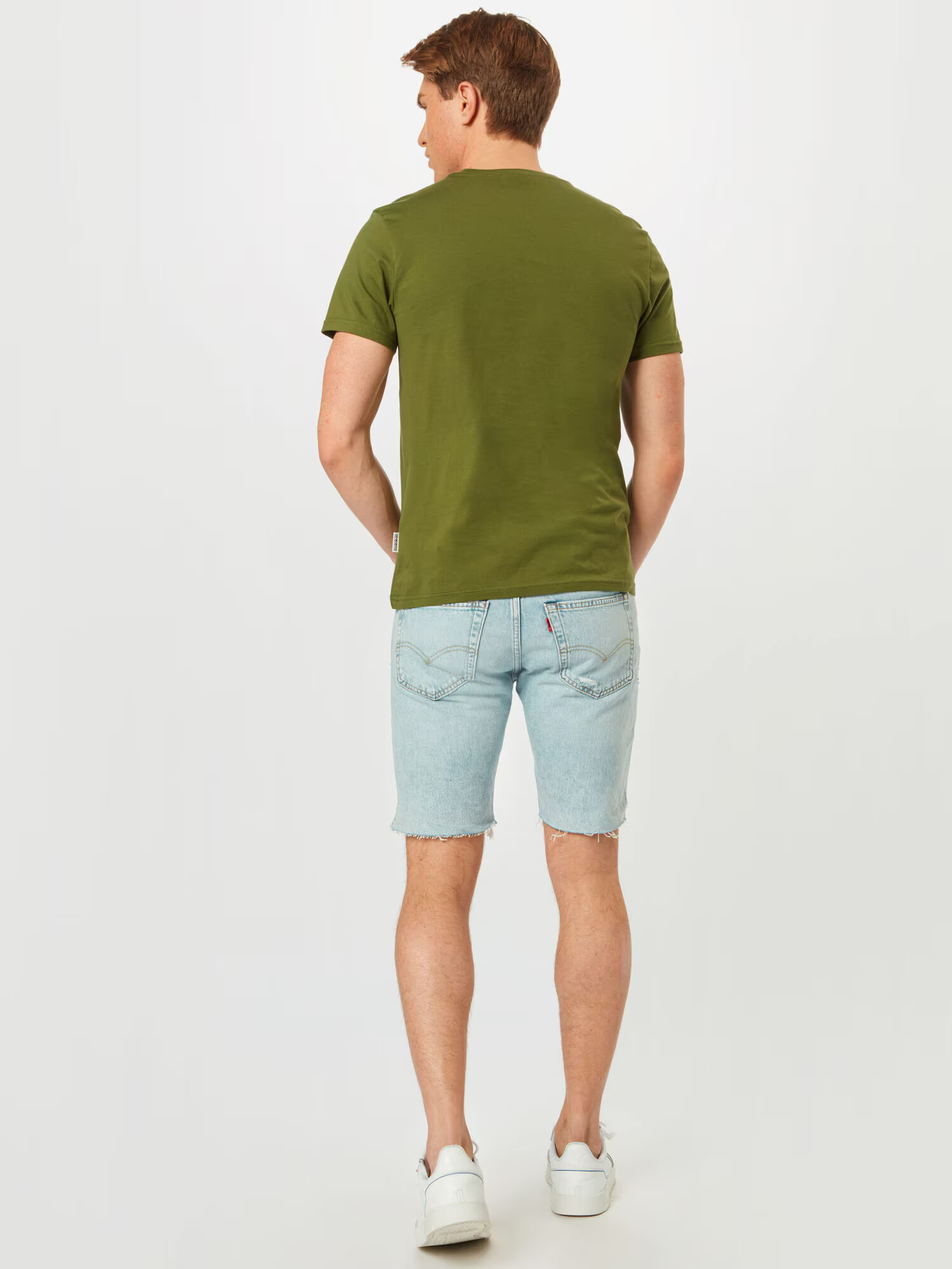 LEVI'S Jeans 'SLIM SHORT' albastru deschis - Pled.ro