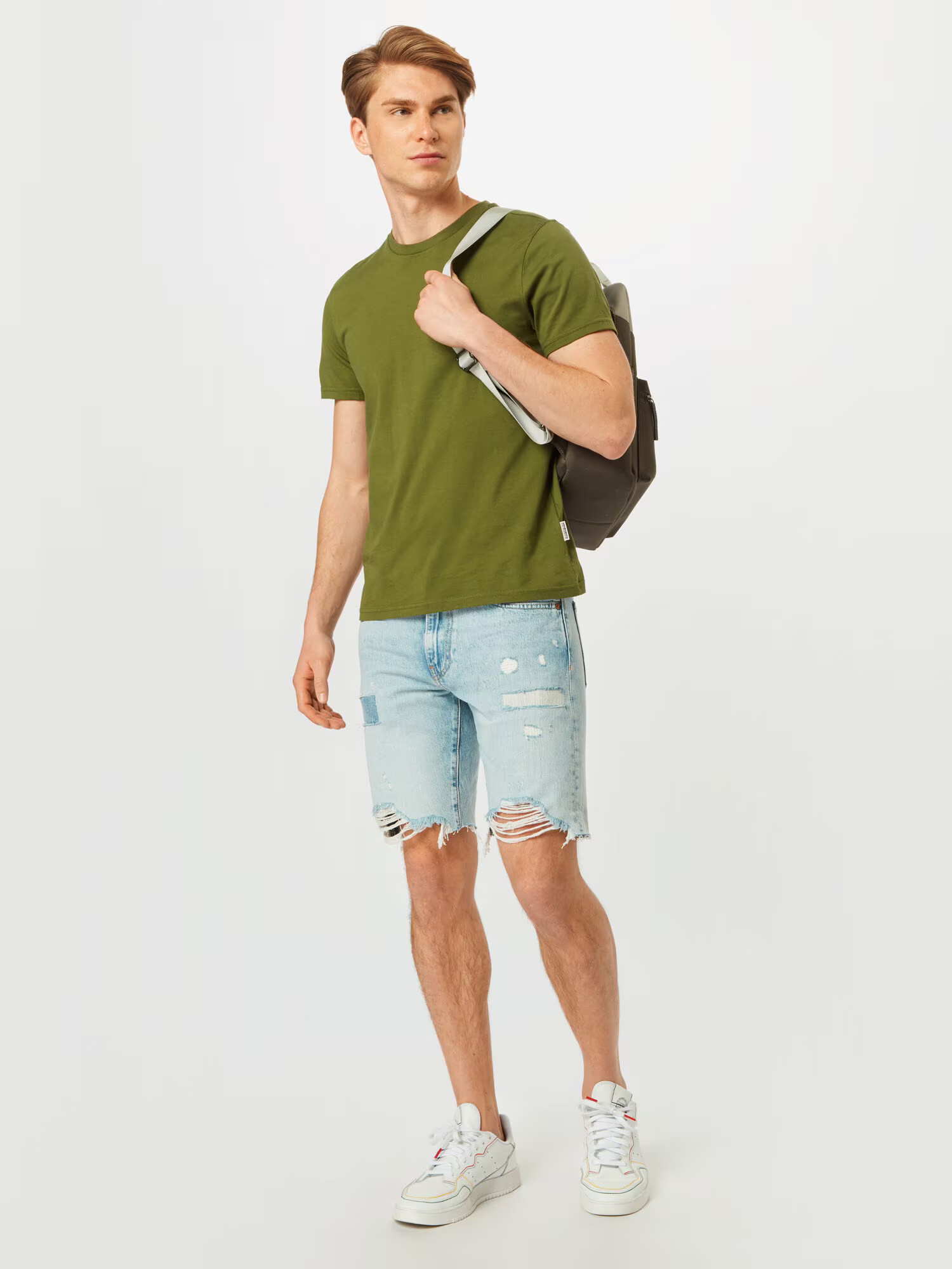 LEVI'S Jeans 'SLIM SHORT' albastru deschis - Pled.ro