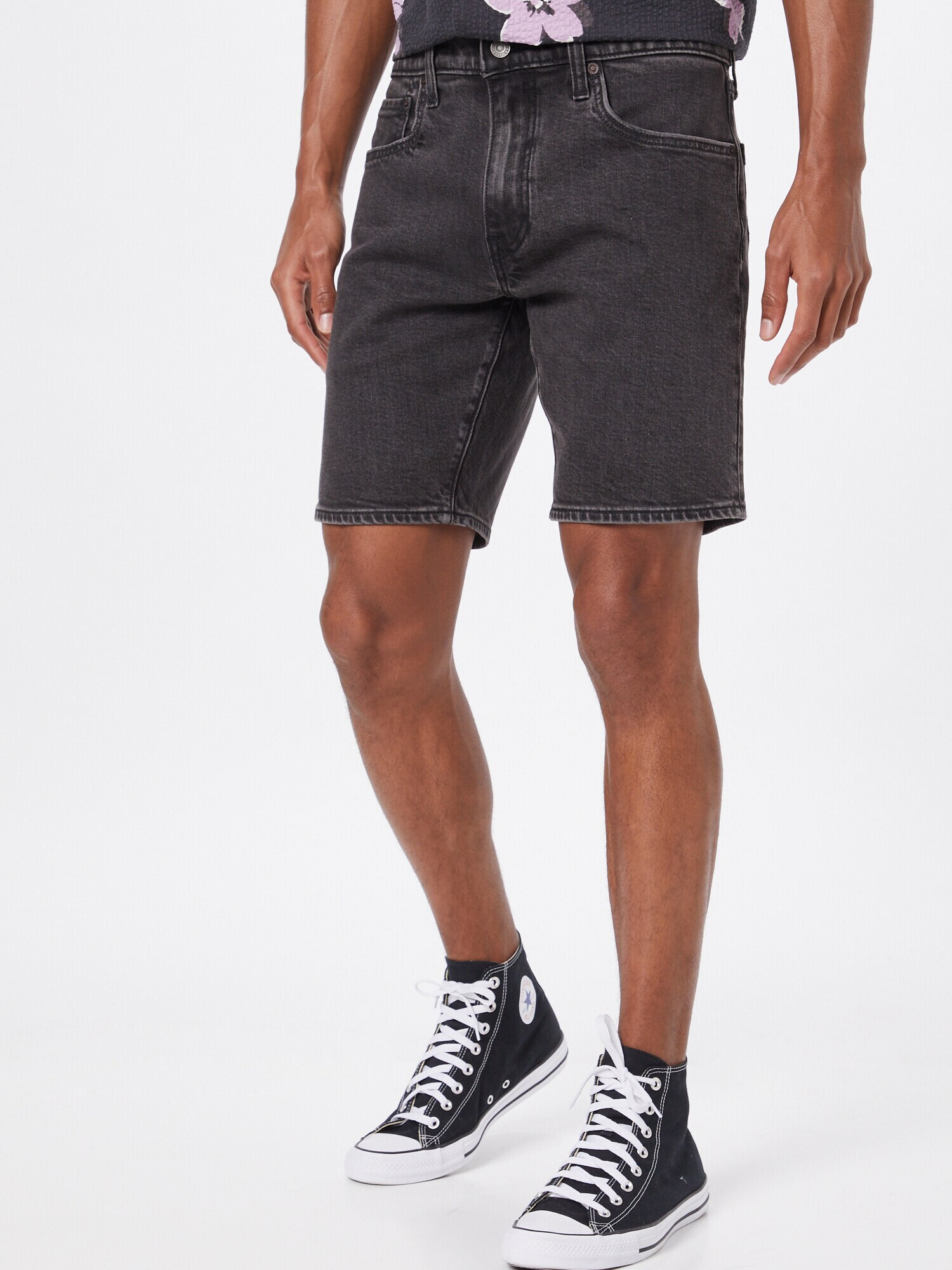 LEVI'S Jeans 'SLIM SHORT' negru denim - Pled.ro