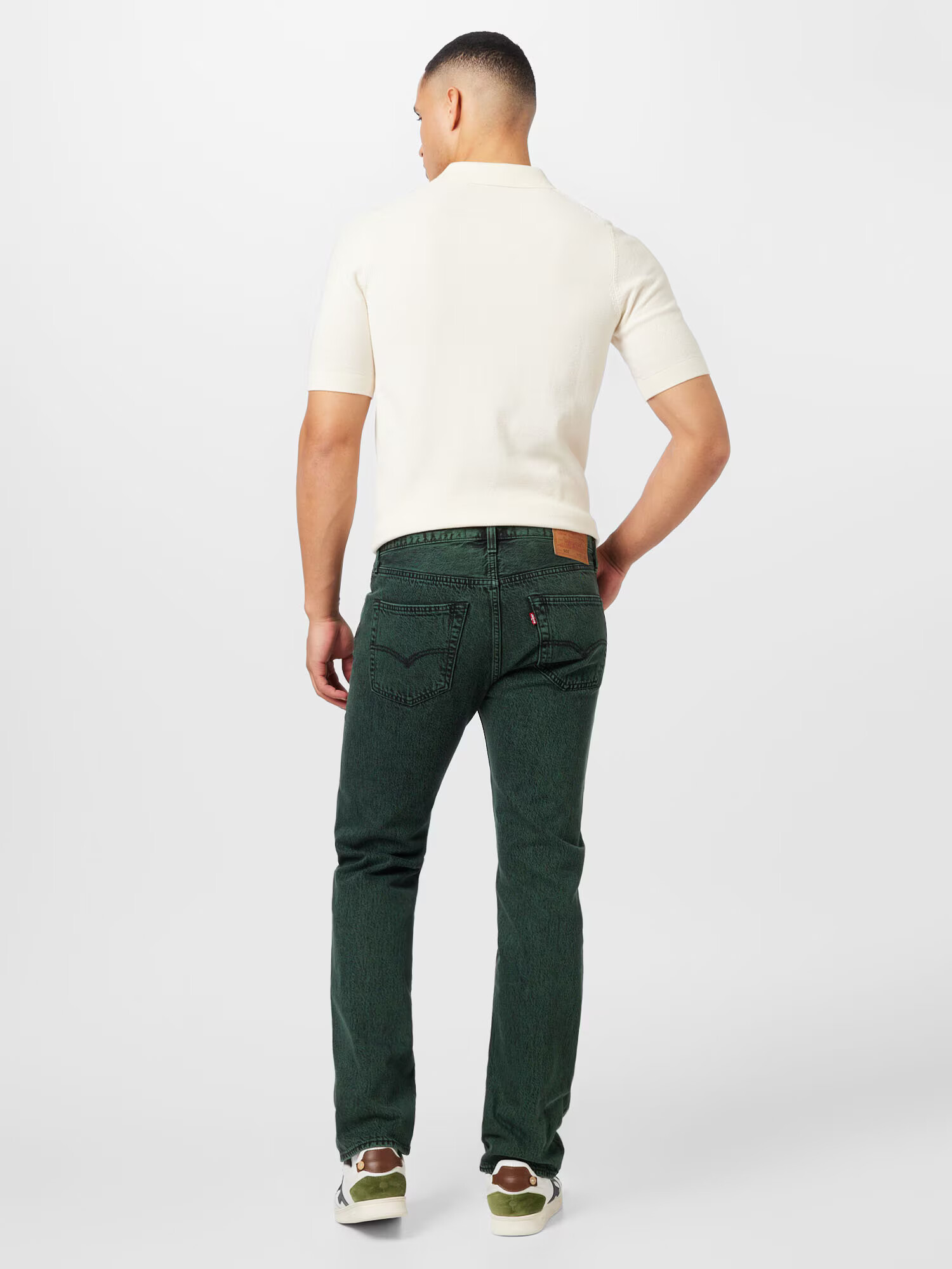 LEVI'S Jeans '501' verde închis - Pled.ro