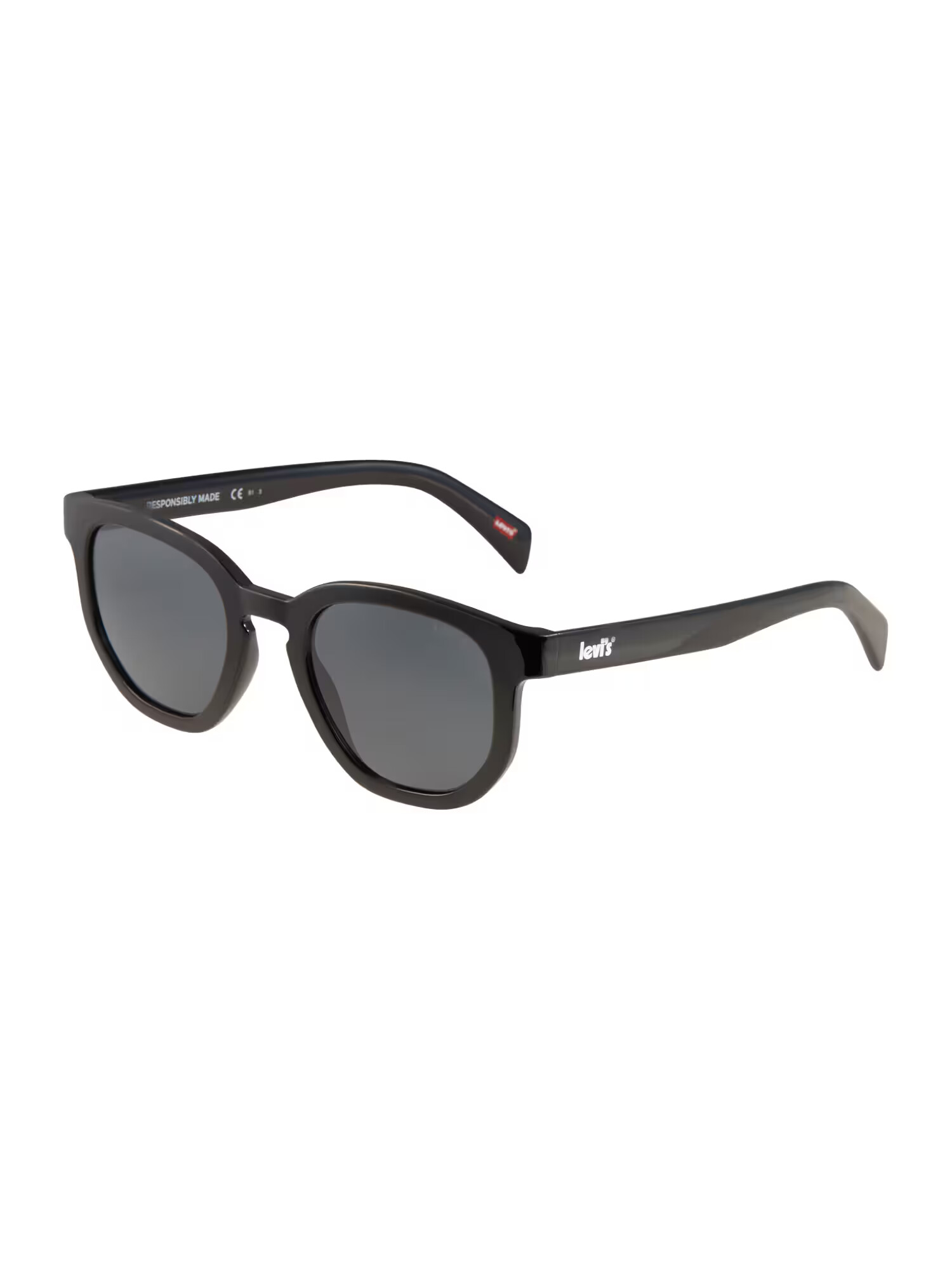 LEVI'S Ochelari de soare negru / alb - Pled.ro