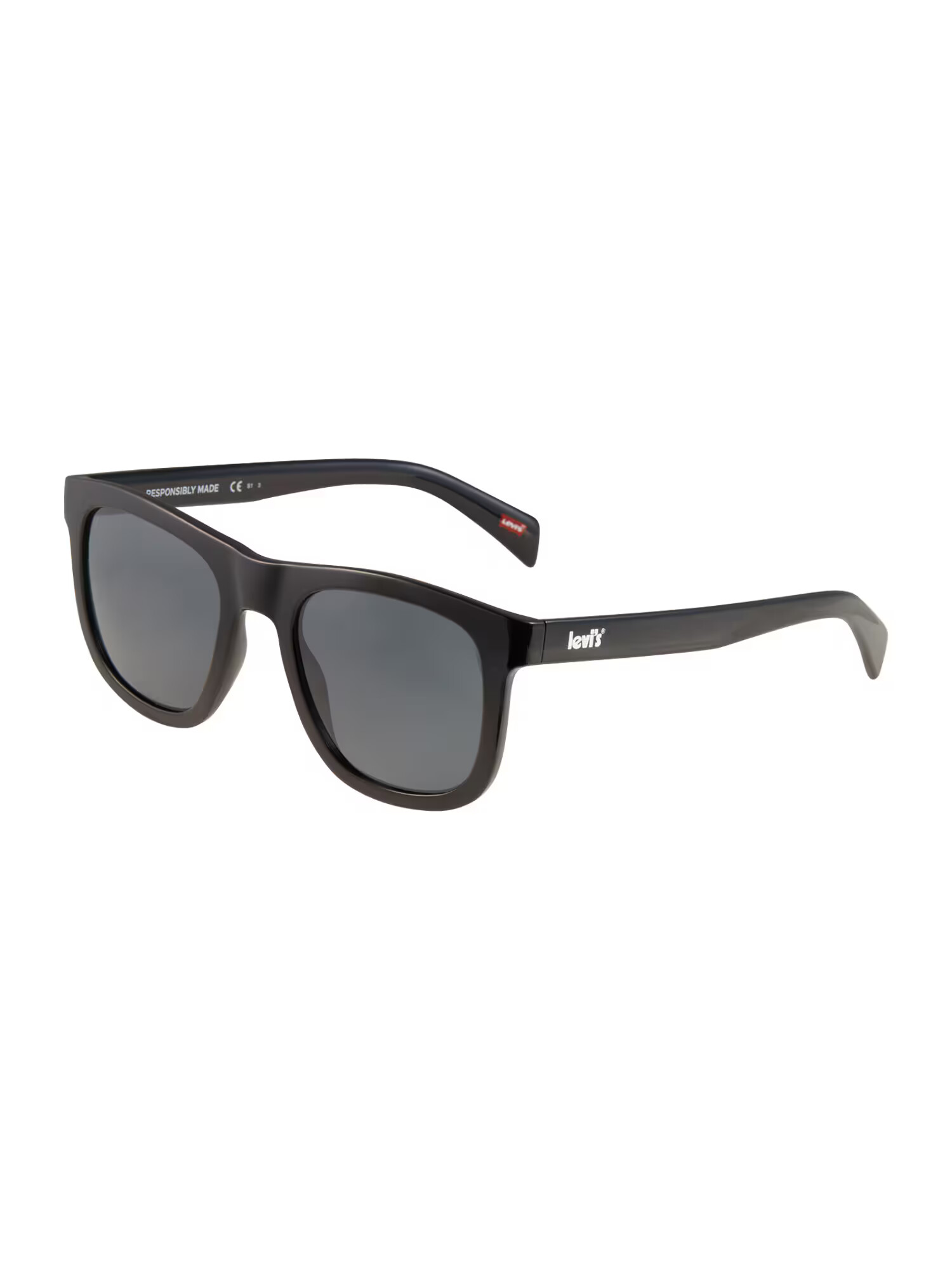 LEVI'S Ochelari de soare negru / argintiu - Pled.ro