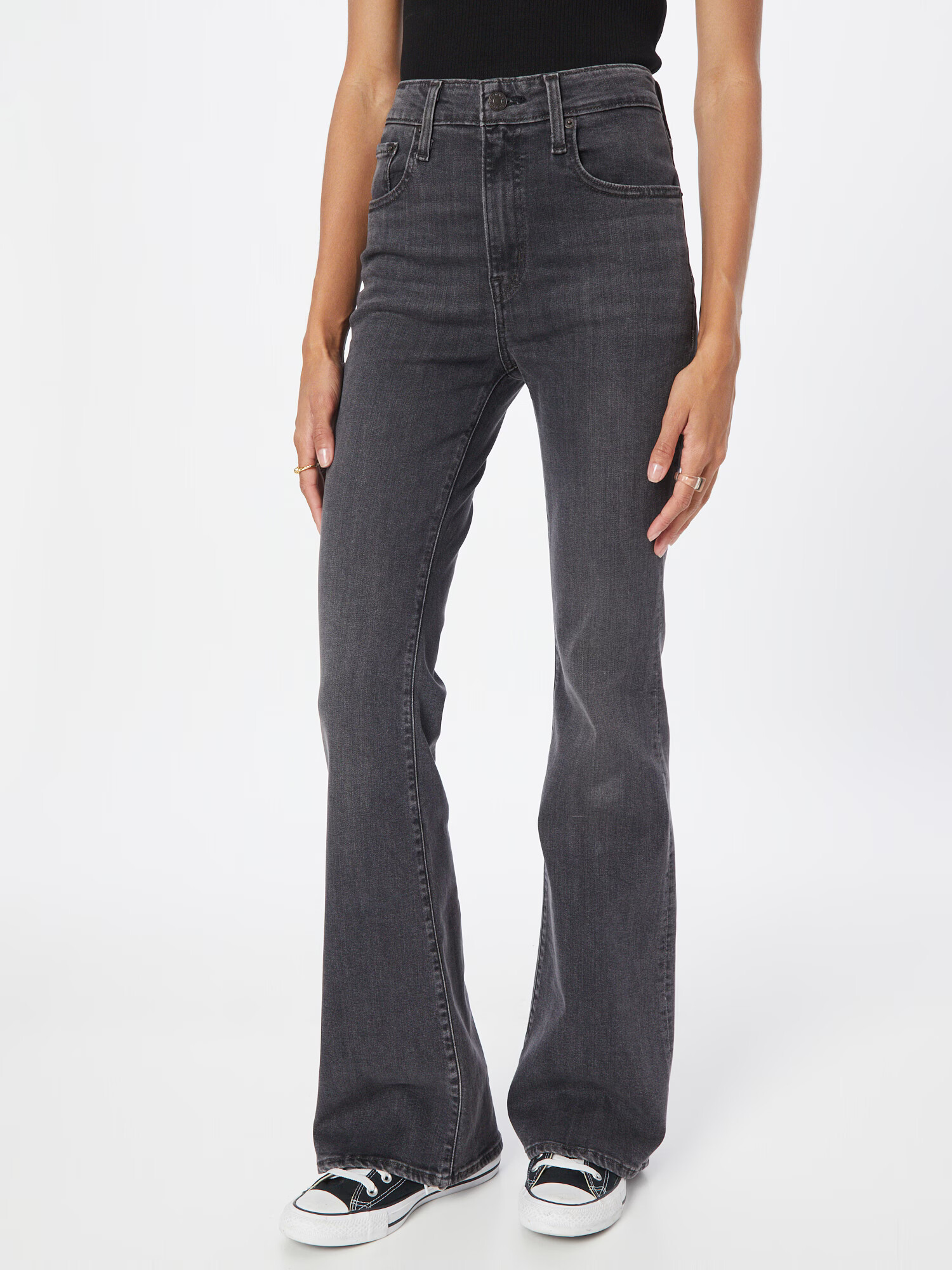 LEVI'S Jeans '726 HR FLARE BLACKS' negru denim - Pled.ro