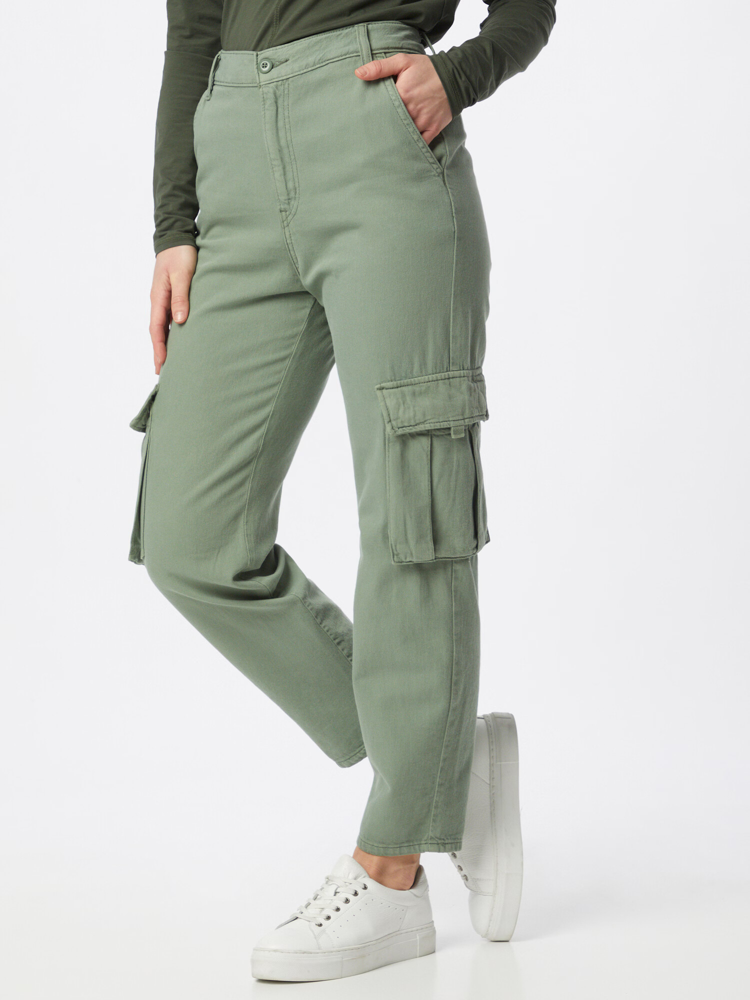 LEVI'S ® Pantaloni cu buzunare verde - Pled.ro